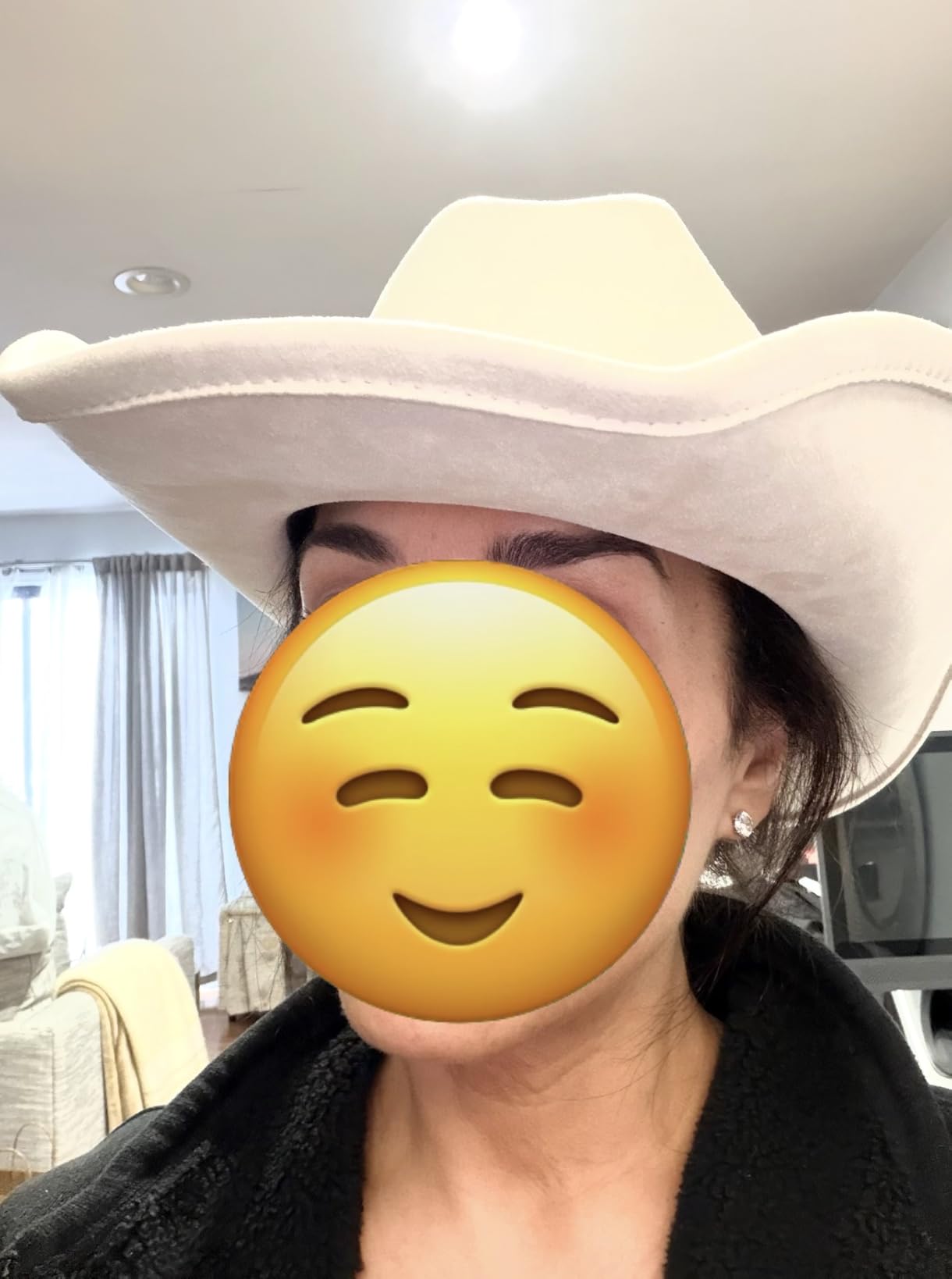 FLUFFY SENSE. Cowboy Hat for Women and Men with Shapeable Wide Brim - Felt Cattleman Western Hats for Cowboys and Cowgirls customer photo 1