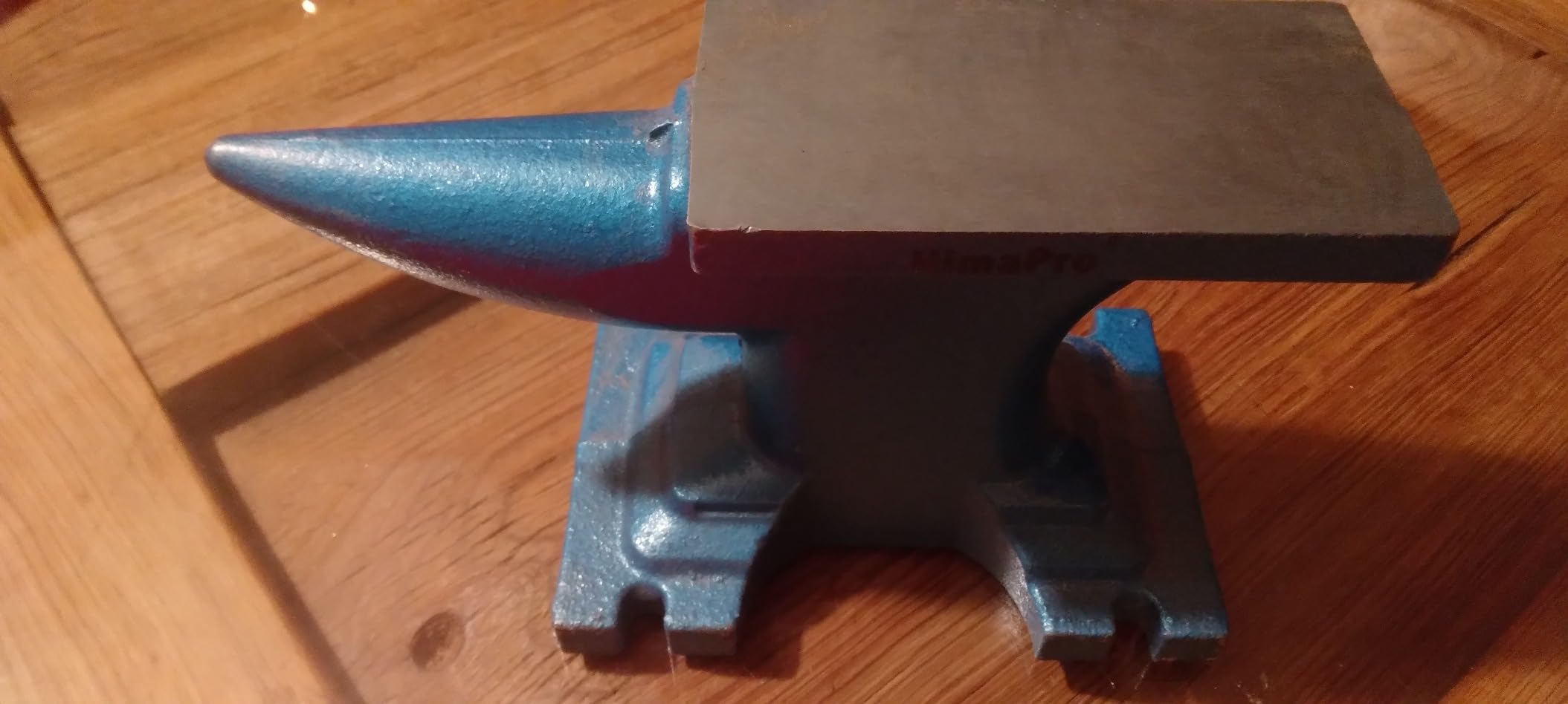 HimaPro Single Horn Anvil for Blacksmith Blue - Cast Iron Anvil (24 LBS) customer photo 1
