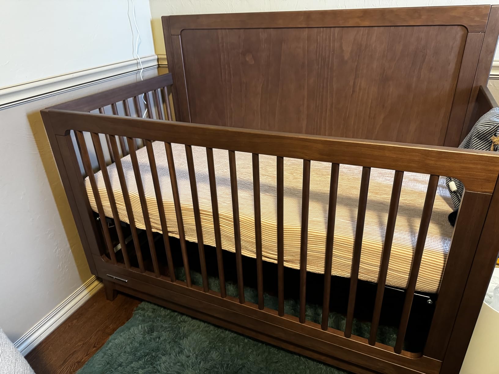 Organic Cotton Covered Dual-Sided Crib Mattress | 2-Stage Premium Memory Foam CertiPUR-US Hypoallergenic Baby Mattress Firm Support for Infant Cooling Gel for Toddler, Waterproof Washable, 52x27.5x5.5 customer photo 2