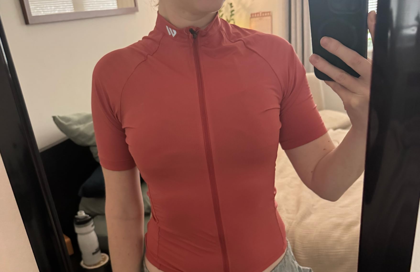 Cycling Jersey Women Long Sleeve, Bike Shirts for Women Biking Tops Breathable Cycle Jerseys with 4 Pockets customer photo 1