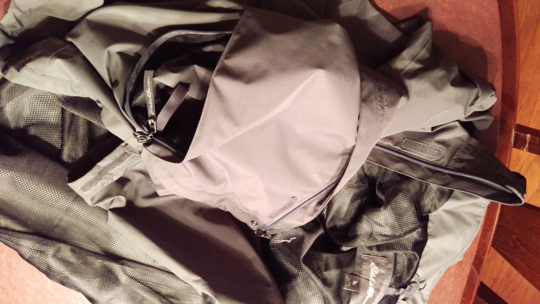 Eddie Bauer Men's Rainfoil WeatherEdge Waterproof Packable Hooded Rain Jacket customer photo 2