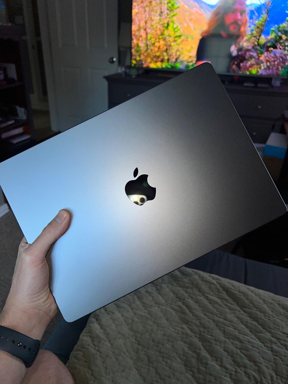 2023 MacBook Pro Laptop with Apple M2 Pro chip with 12-core CPU and 19-core GPU: 14.2-inch Liquid Retina XDR Display, 16GB Unified Memory, 1TB SSD Storage. Works with iPhone/iPad; Space Gray customer photo 1