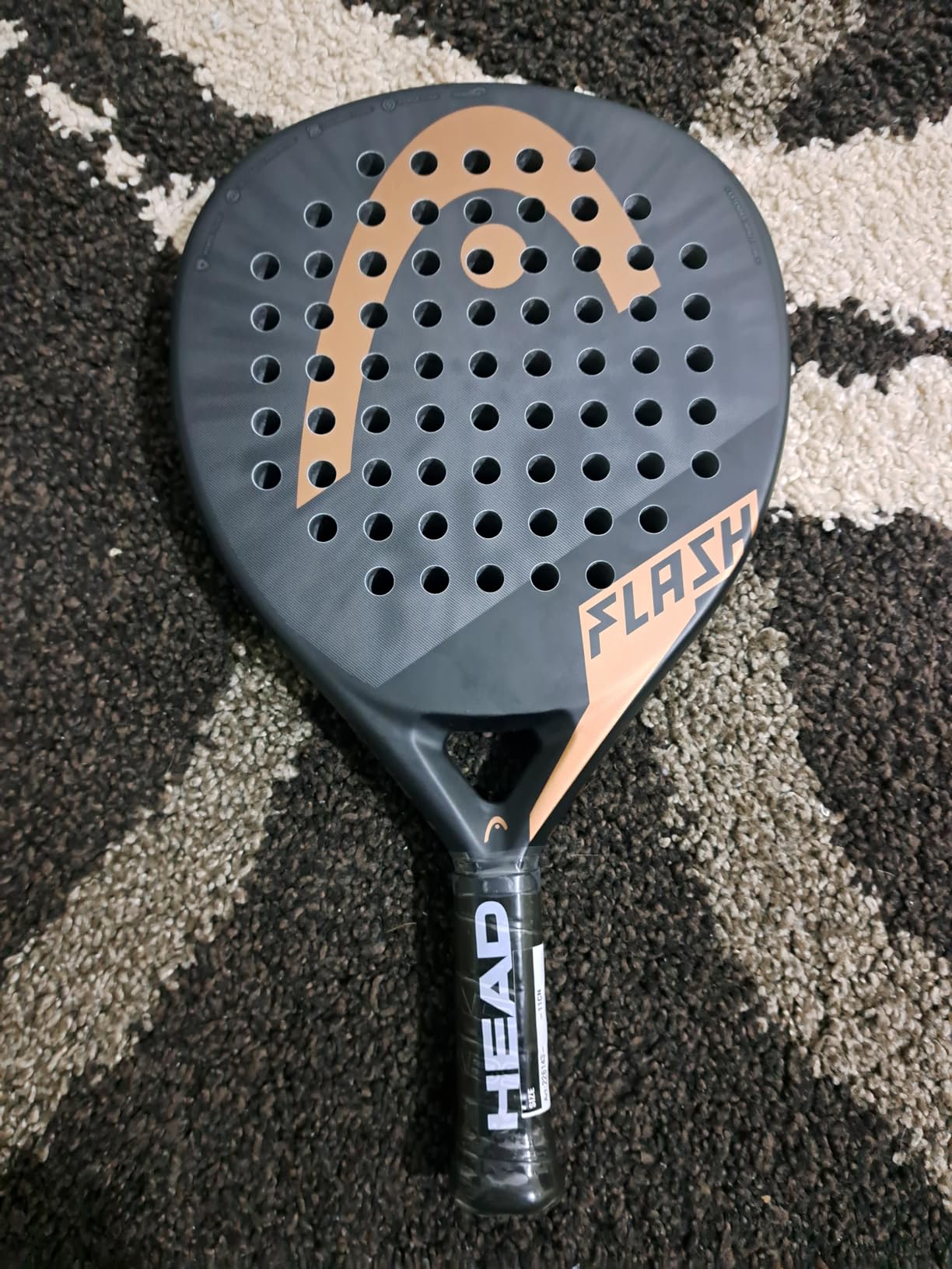 HEAD Flash Padel Racket/Paddle Series | Oversized teardrop design with Power Foam, fiberglass face, and a large forgiving sweet spot for easy playability. customer photo 1