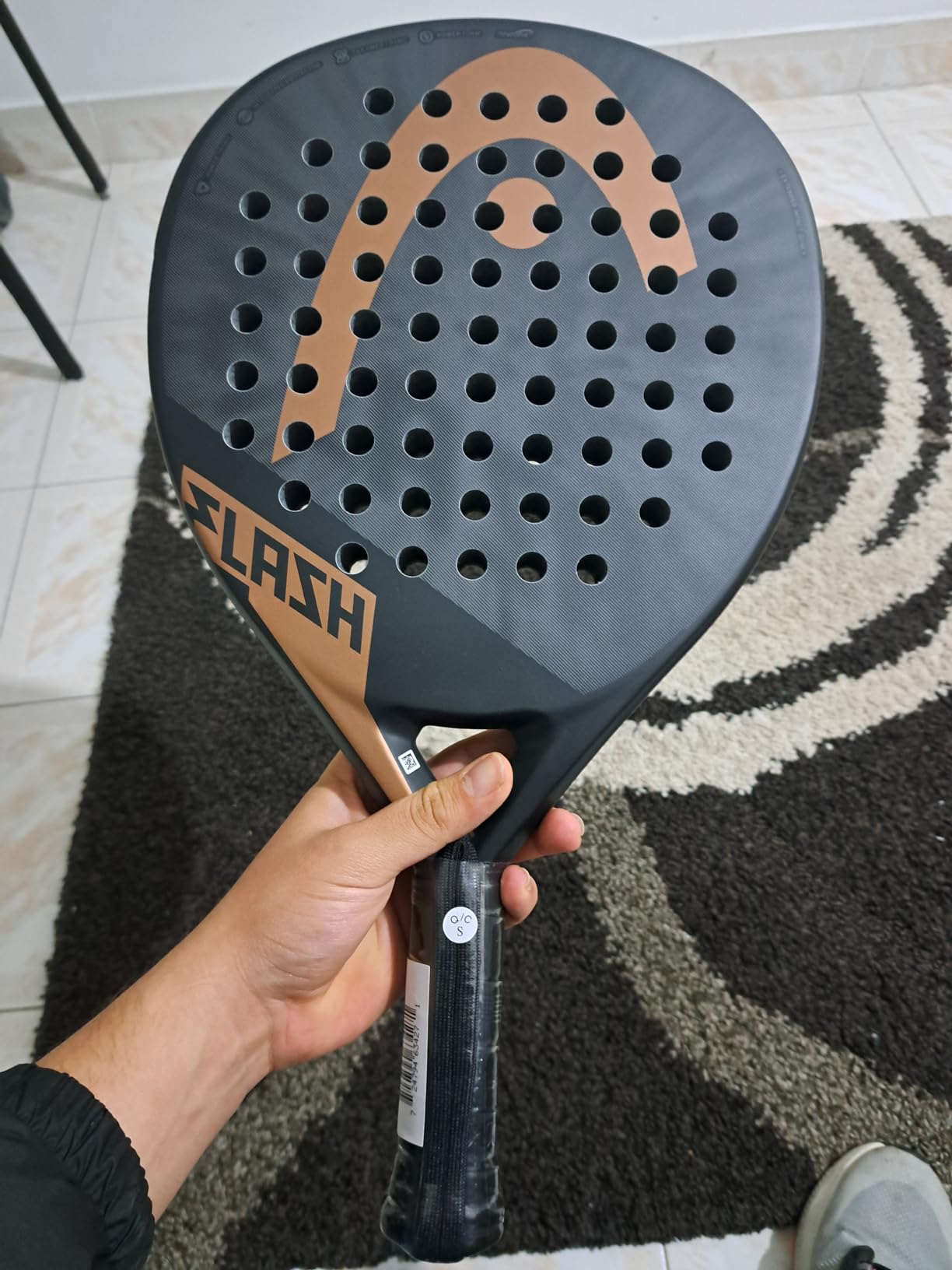 HEAD Flash Padel Racket/Paddle Series | Oversized teardrop design with Power Foam, fiberglass face, and a large forgiving sweet spot for easy playability. customer photo 2