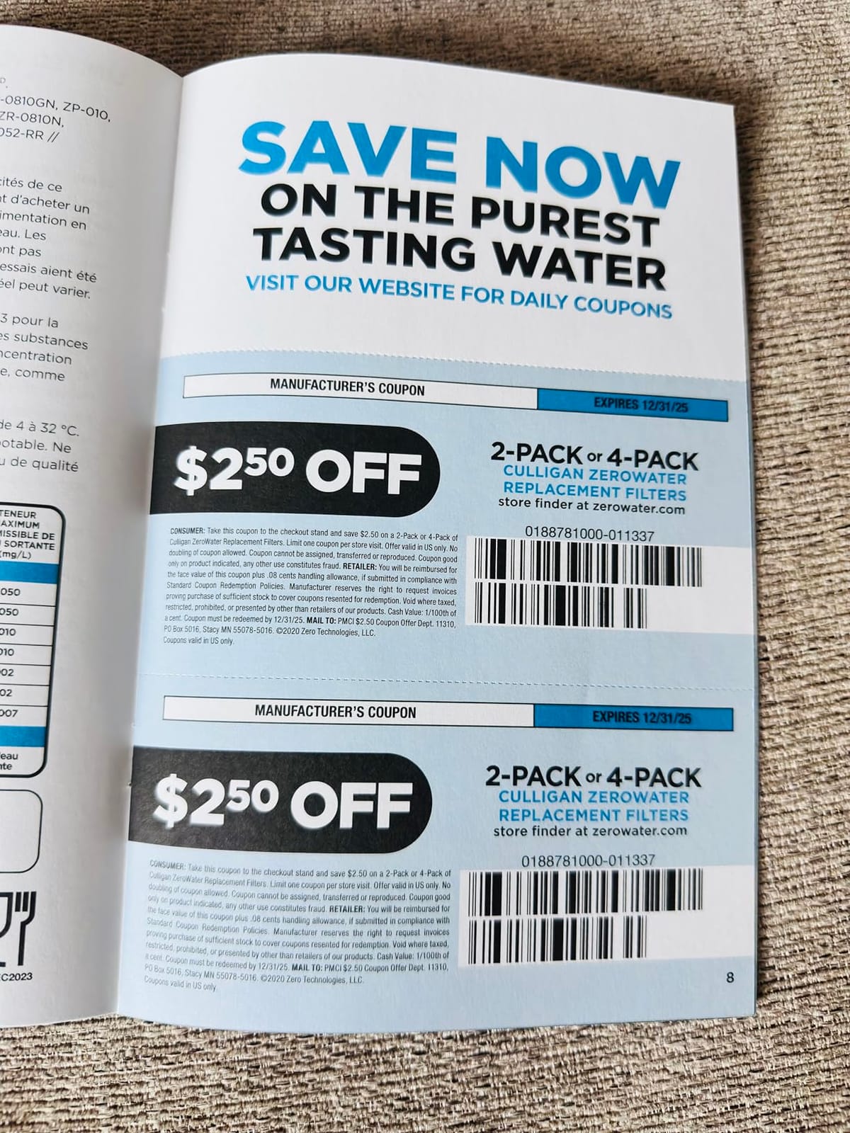 ZeroWater 22-Cup 5-Stage Water Filter Dispenser with Instant Read Out - 0 TDS for Improved Tap Water Taste - IAPMO Certified to Reduce Lead, Chromium, and PFOA/PFOS customer photo 1