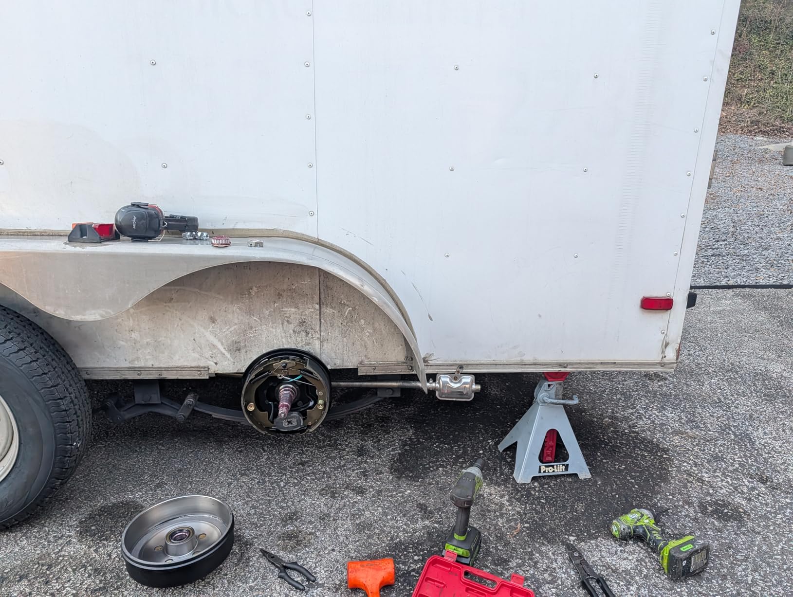 Trailer Axle Electric Brake Kit, Pair of 5-Hole, 4.5