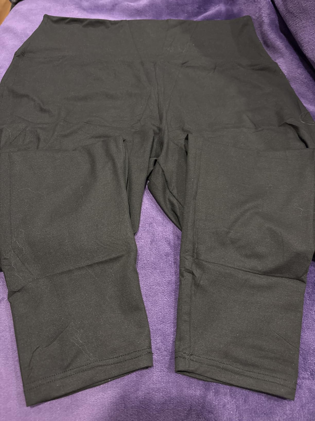 High Waisted Leggings for Women - Full Length Capri Buttery Soft Yoga Pants for Workout Athletic customer photo 1