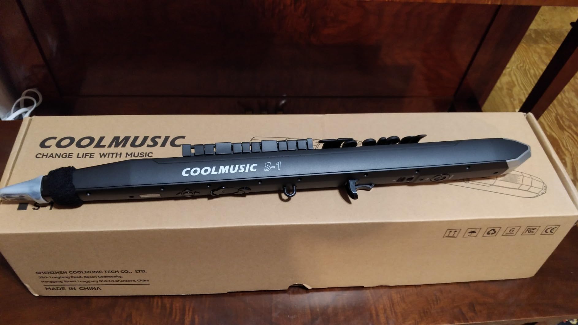 Coolmusic S1 Professional Performance Saxophone, Wireless Electronic Wind Instrument, Digital Synthesizer Aerophone Portable customer photo 1