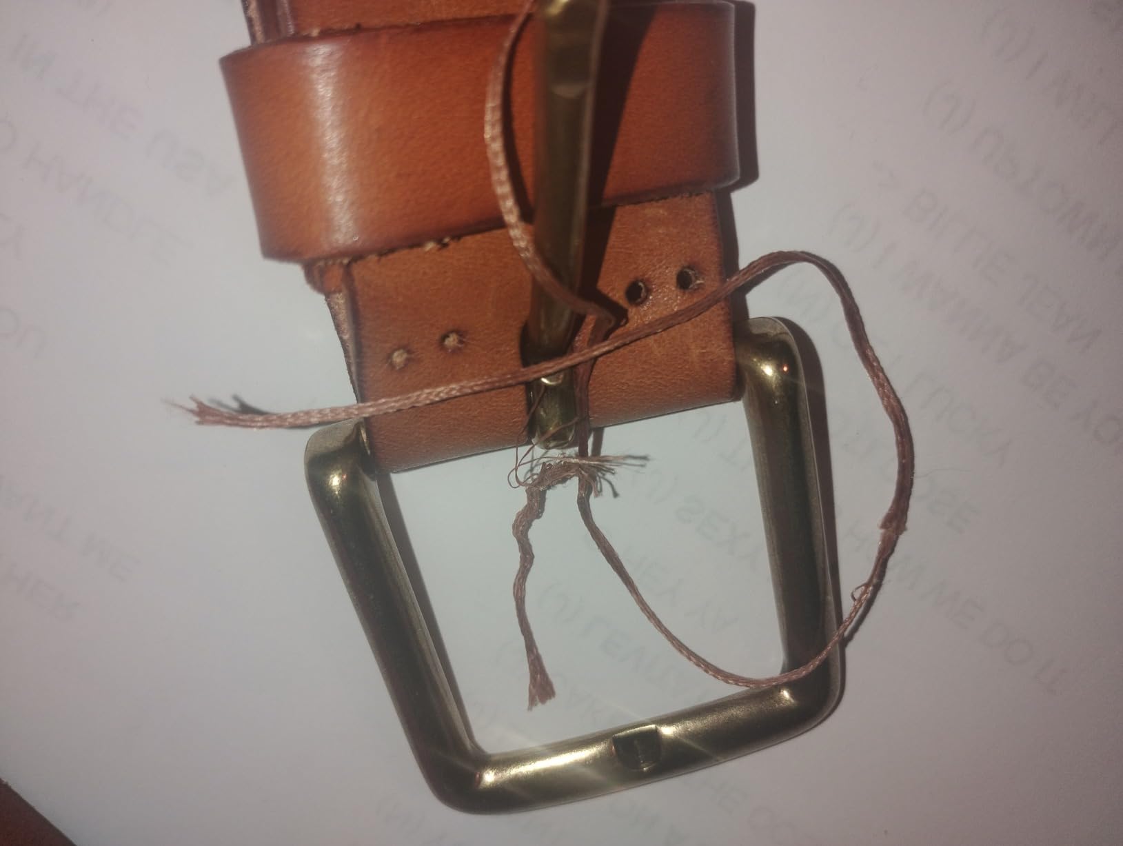 Thicken Full Grain Leather Mens Belt Heavy Duty Mens Work Belt Mens Belt High Hardness Buckle Packed In Gift Box customer photo 2