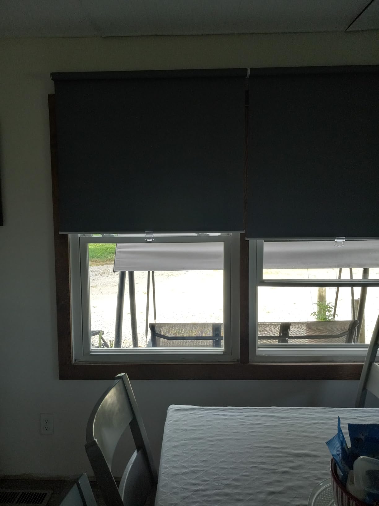 SUNOFF Blackout Cordless Roller Shades Blinds,23