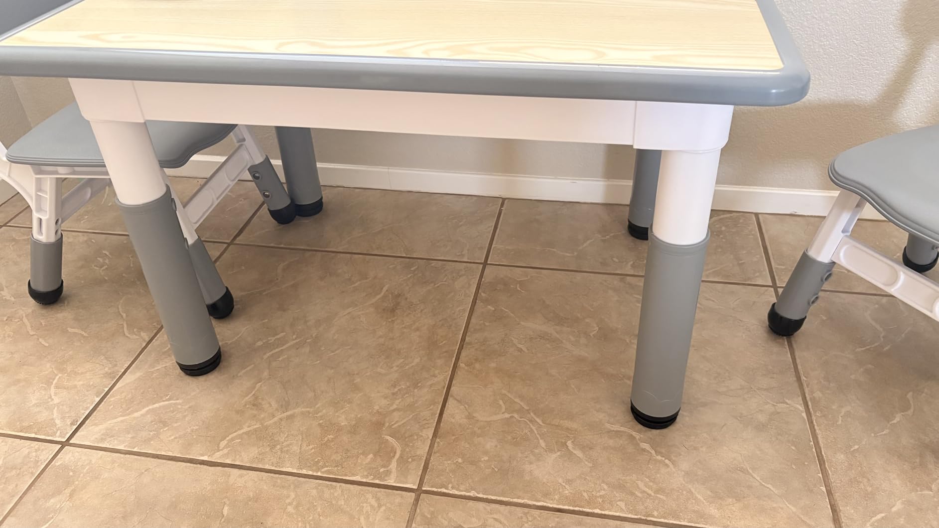 Brelley Adjustable Toddler Table and Chair Set, 31.5