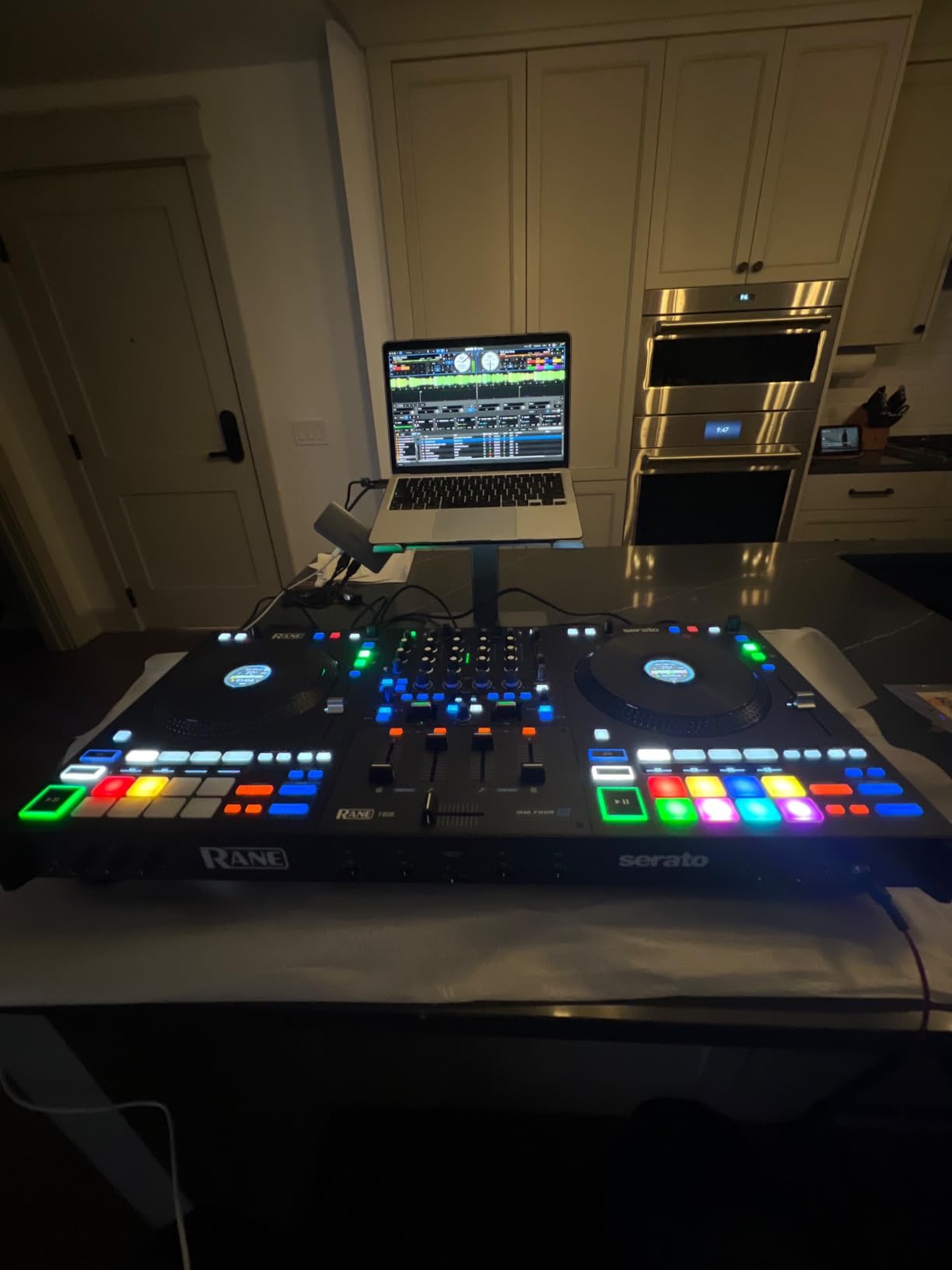 RANE FOUR Professional Stems DJ Controller | 4-Deck DJ Mixer, 8.5
