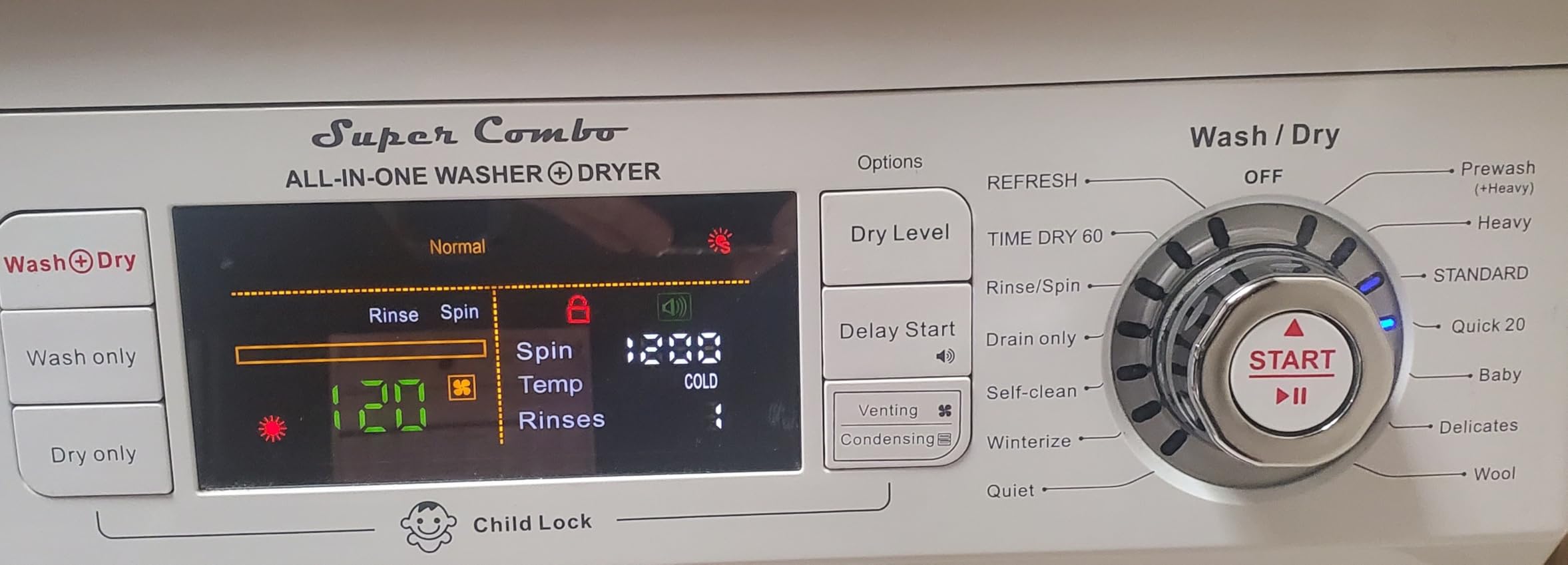 Equator All-in-One Compact Washer Dryer Combo, 1.62 Cu.Ft, White | Vented & Ventless Convertible, Sanitize, Allergen & PET Cycle, 110V customer photo 2