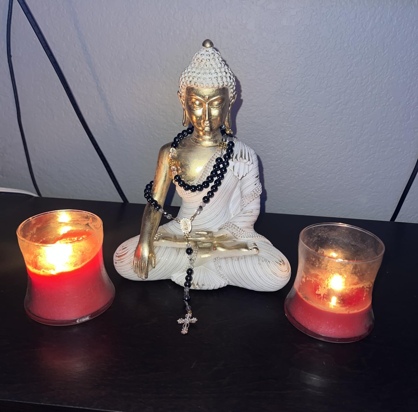 Gold Buddha Statue 10.2'' - Large Indoor Buddha for Home Decor, Zen, Living Room & Meditation customer photo 1
