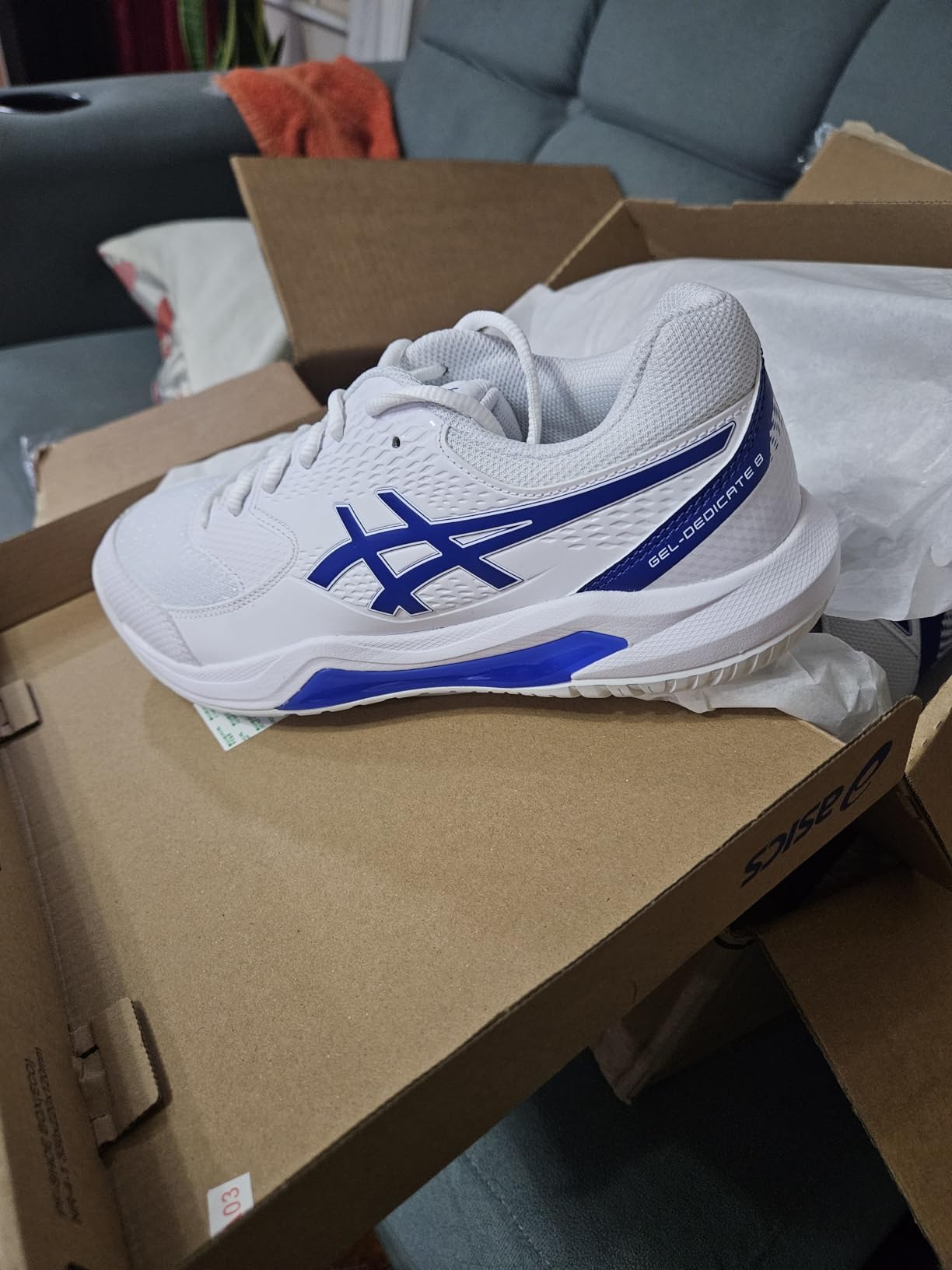 ASICS Men's Gel-Dedicate 8 Tennis Shoes customer photo 1
