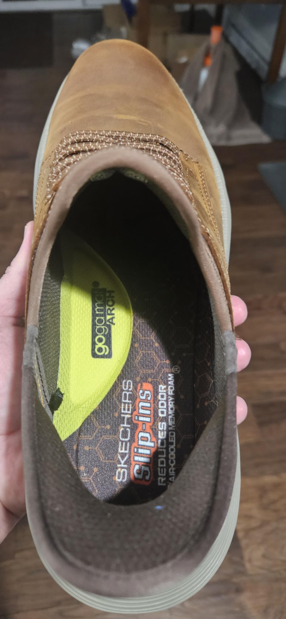 Skechers Men's Garza Gervin Loafer | Casual, Slip-ins, Air-Cooled Memory Foam, Goga Mat Arch, Classic Fit customer photo 2