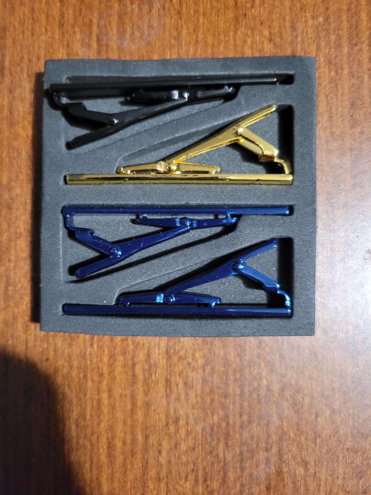 4Pcs Metal Tie Clips For Men Tie Bar with Gift Box customer photo 1