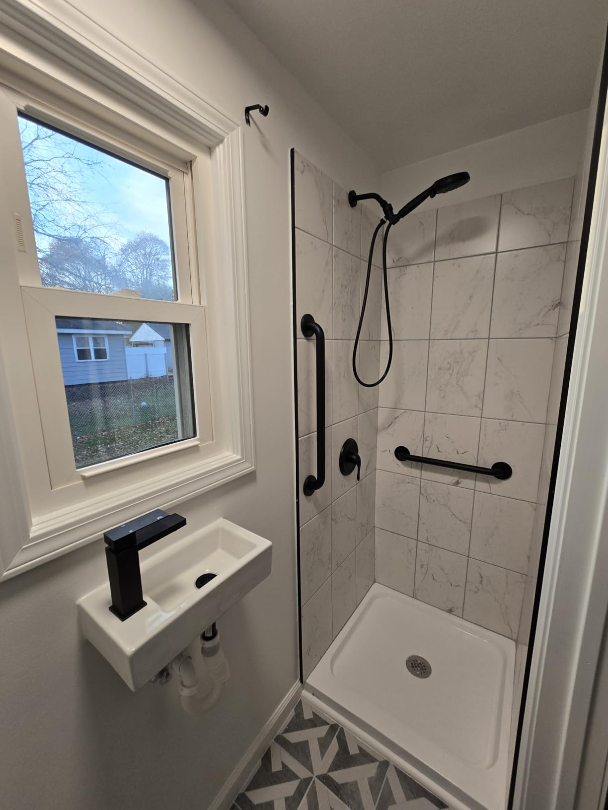 Fine Fixtures Single Threshold Acrylic Shower Base - Non-Slip Textured Surface, Durable Shower Floor Pan 42