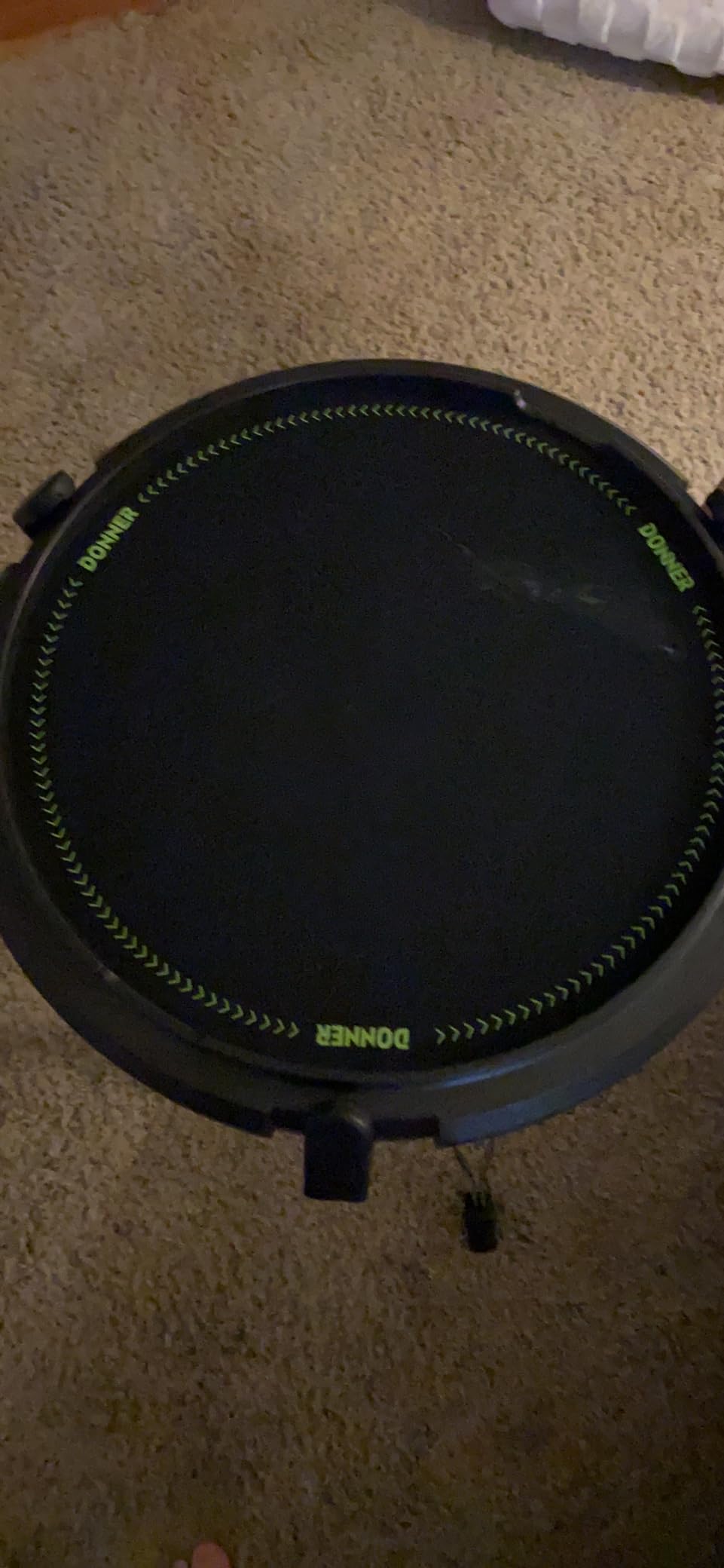 Drum Practice Pad 12 Inches, Donner Quiet Drum Pad with Removable Snare Simulation Built-in 800 Steel Balls, Drum Sticks, 40 Standard Rudiments (Black) customer photo 2
