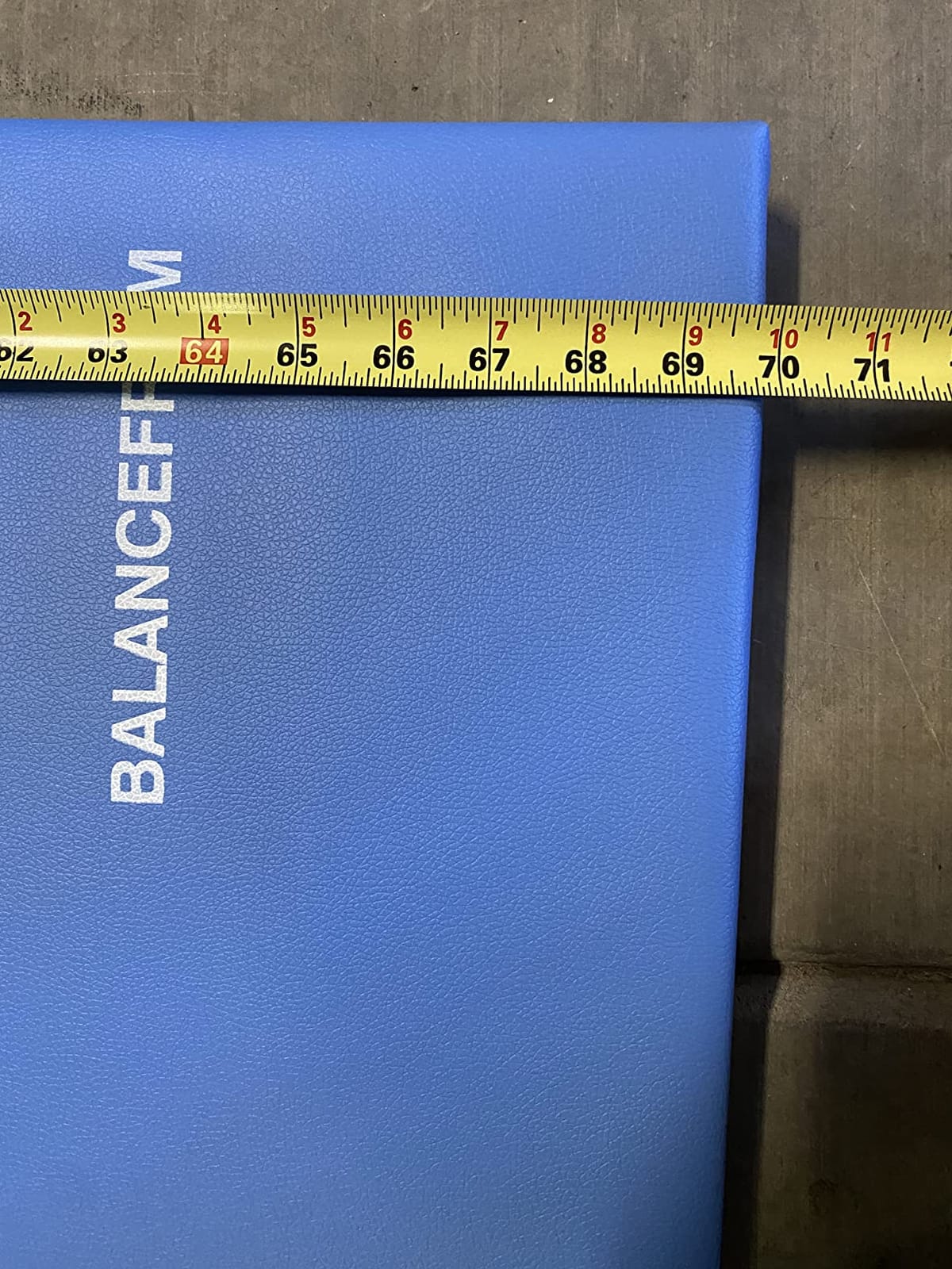 BalanceFrom 6x2 Feet 3-Panel Folding Gymnastics Mat - 1.5-Inch Thick Pad with Vinyl Surface and Carrying Handles for Tumbling, Yoga, Pilates, Home Workouts, and Martial Arts customer photo 2