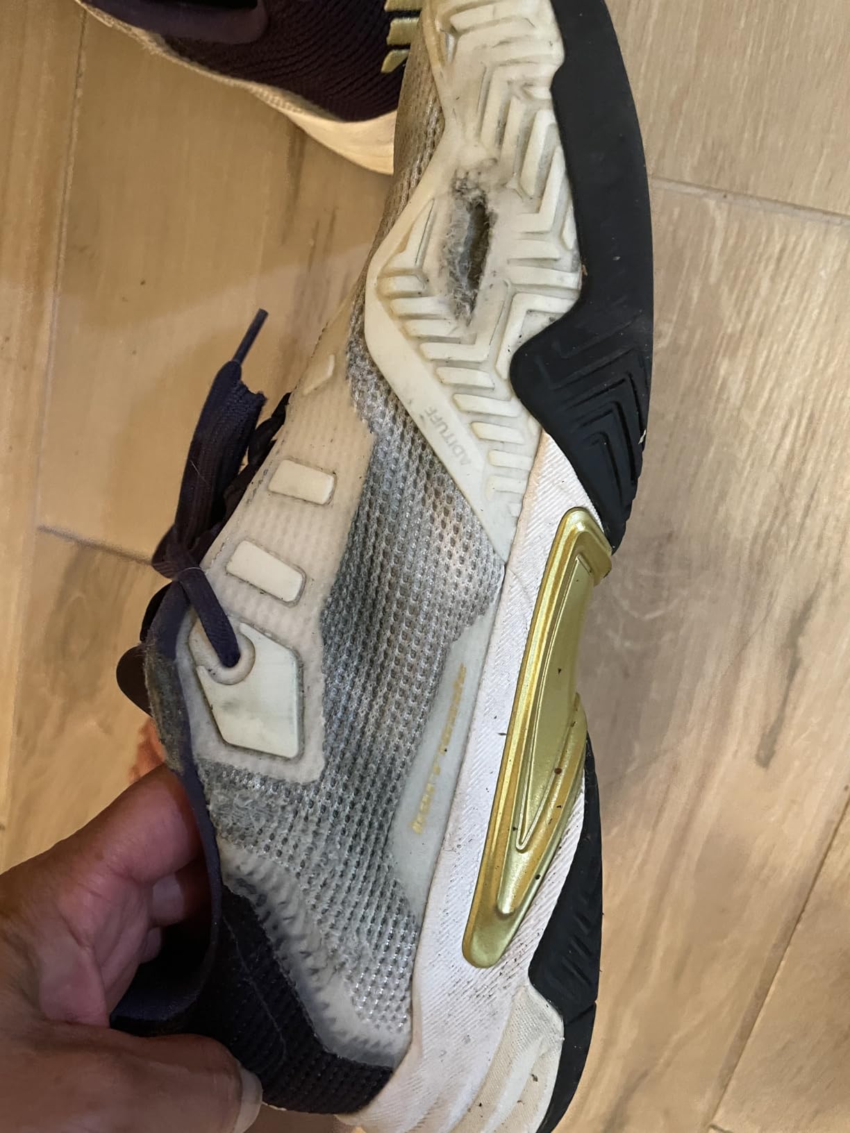 Adidas Mens Barricade 13 Tennis Shoe customer photo 2
