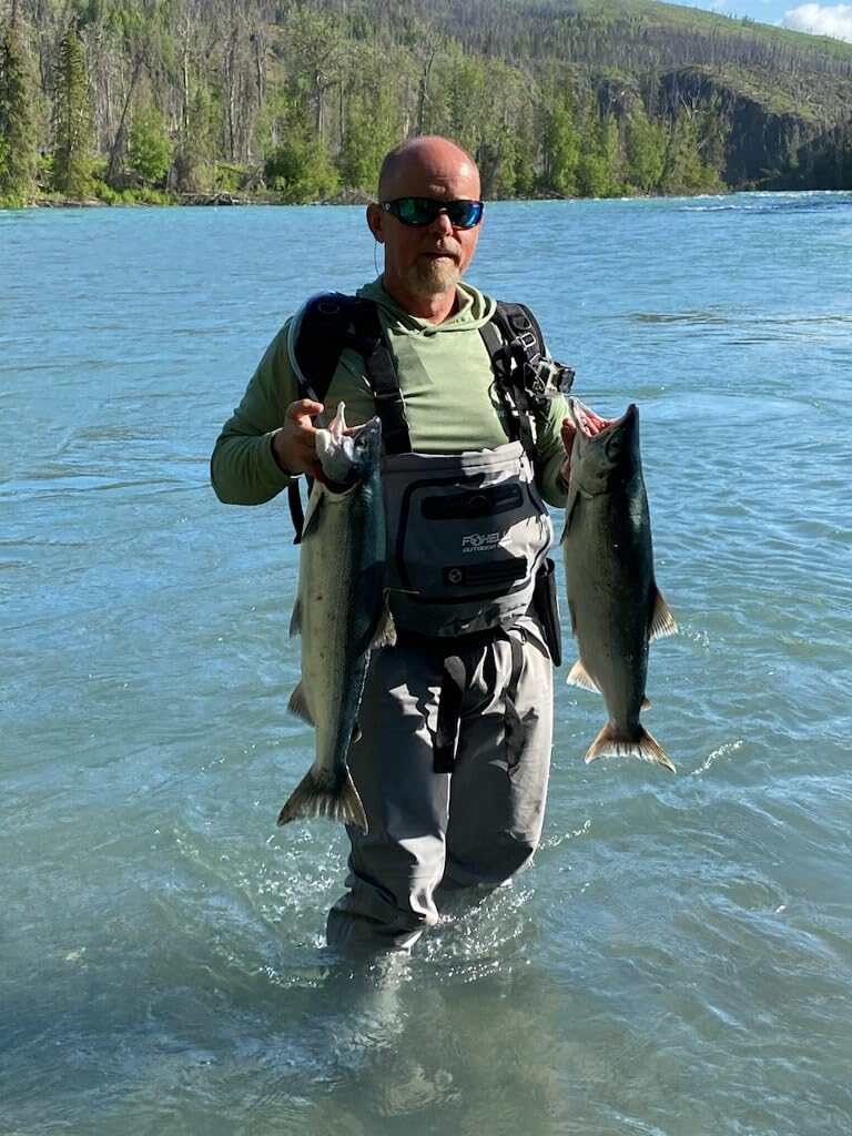 Foxelli Breathable Waders - Fly Fishing Stockingfoot Waders for Men and Women customer photo 1