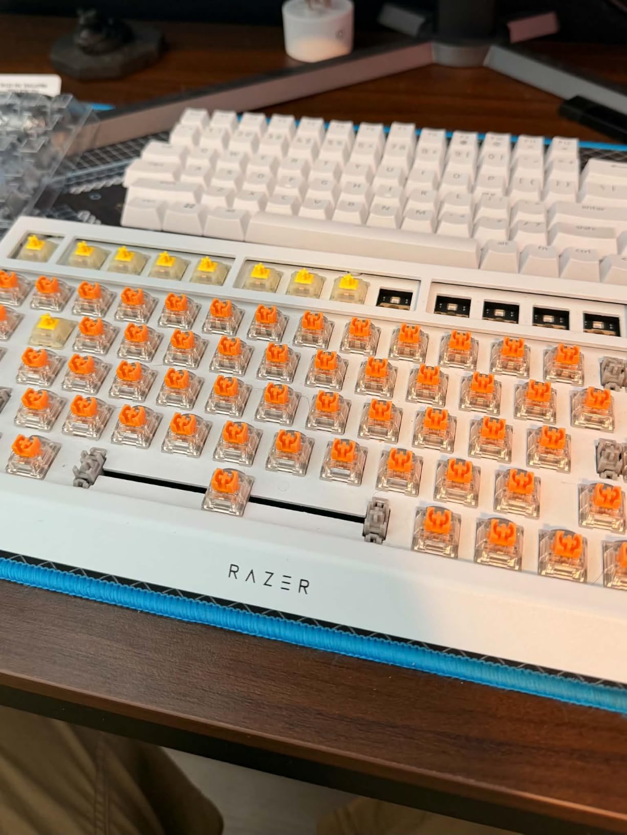 Gateron Milky Yellow Pro V2 Linear Switches, 72PCS | Pre-lubed, 5-Pin, 50gf, For All Mechanical Keyboard, Game Keyboard customer photo 1