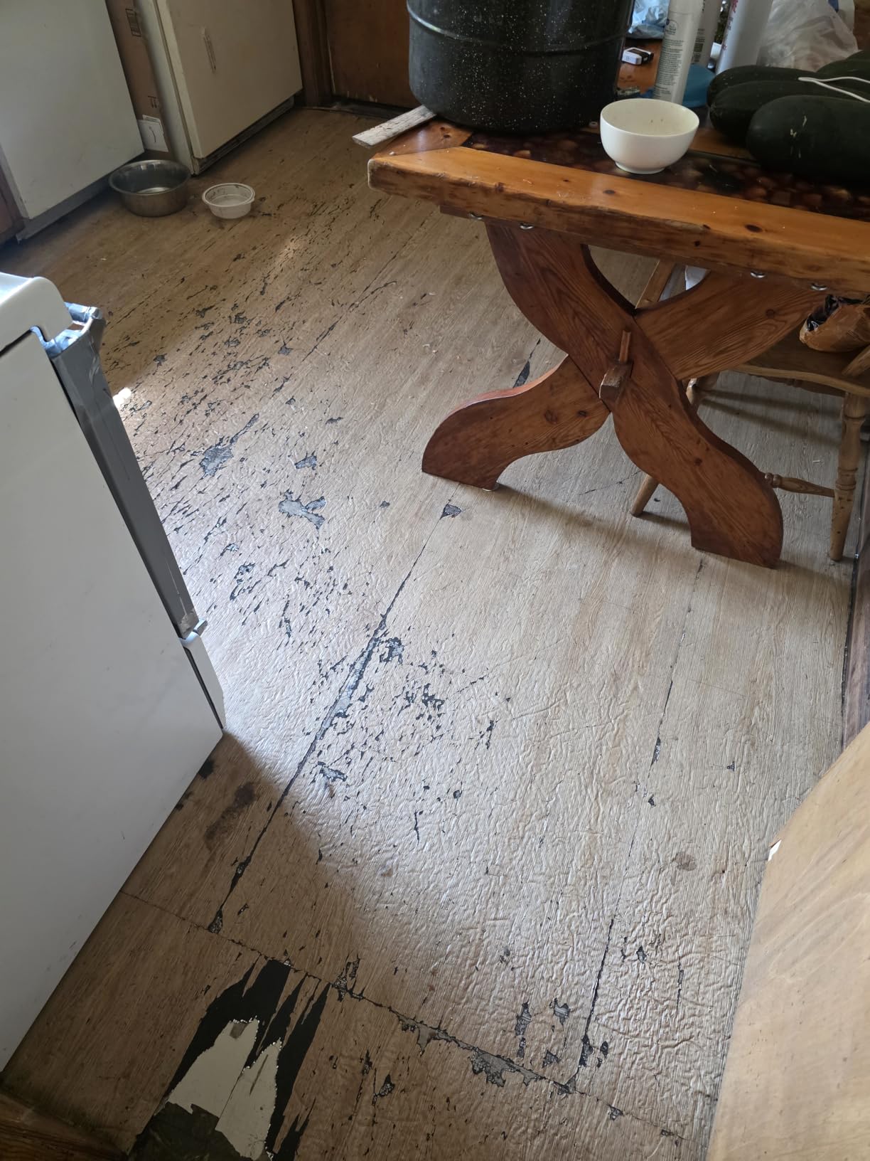 Oxdigi Peel and Stick Herringbone Vinyl Flooring Roll 23