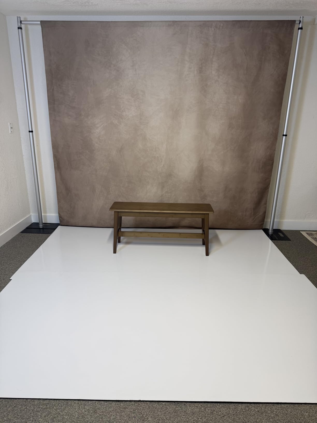 Abstract Photography Backdrop for Photoshoot 8x10ft, Grey, No Stand | Professional, Polyester Fabric, Roller Pocket on Top, Vintage Portrait Photo Props Booth Background, Photoshoot Studio customer photo 1
