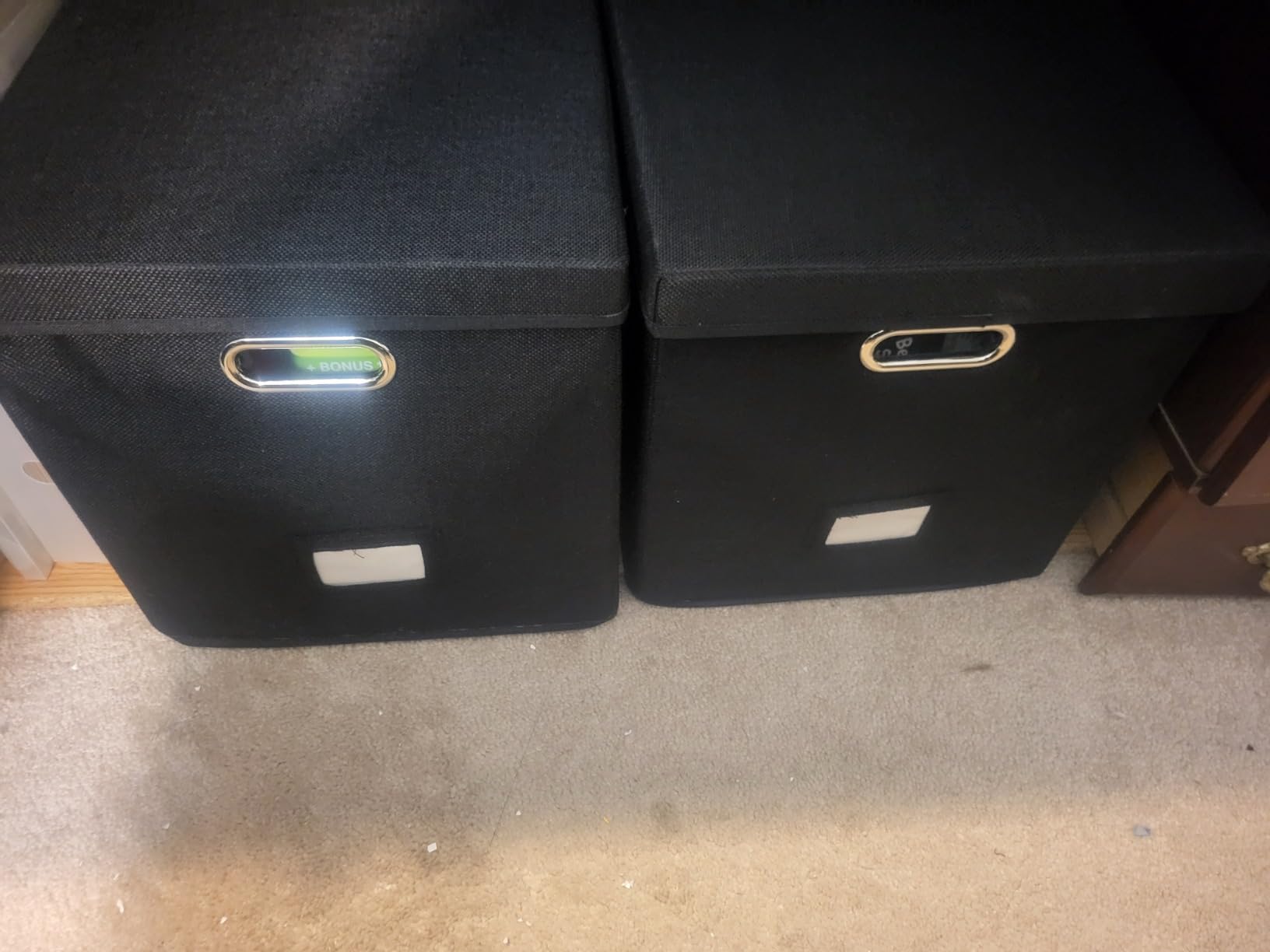 Sturdy Vinyl Record Storage Box - Album Storage Holds up 50+ Single Record customer photo 1