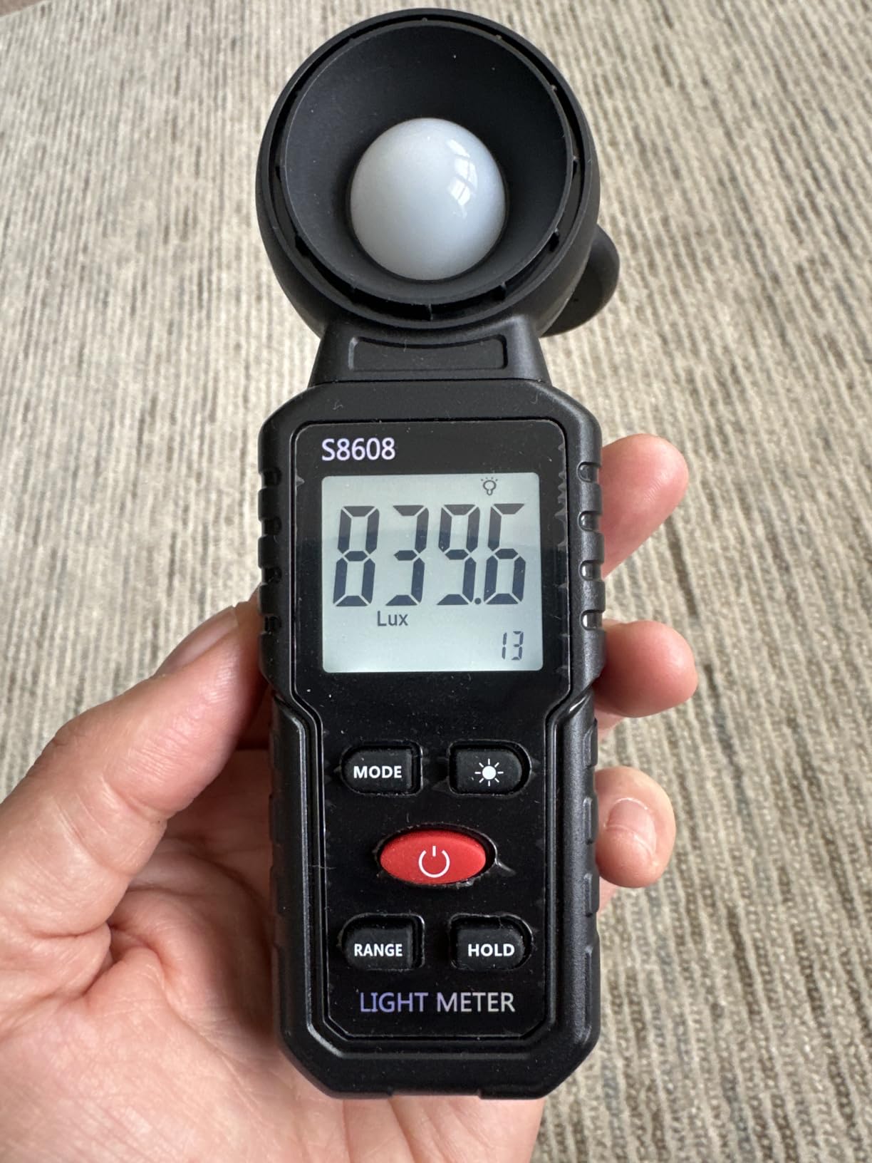 Digital Illuminance Light Meter Tester 200,000Lux Meter (18,500FC) Luxmeter Lighting Intensity Brightness Measurement Tool for Indoor Outdoor Grow Plants Film Photography lumens LED Photometer customer photo 1