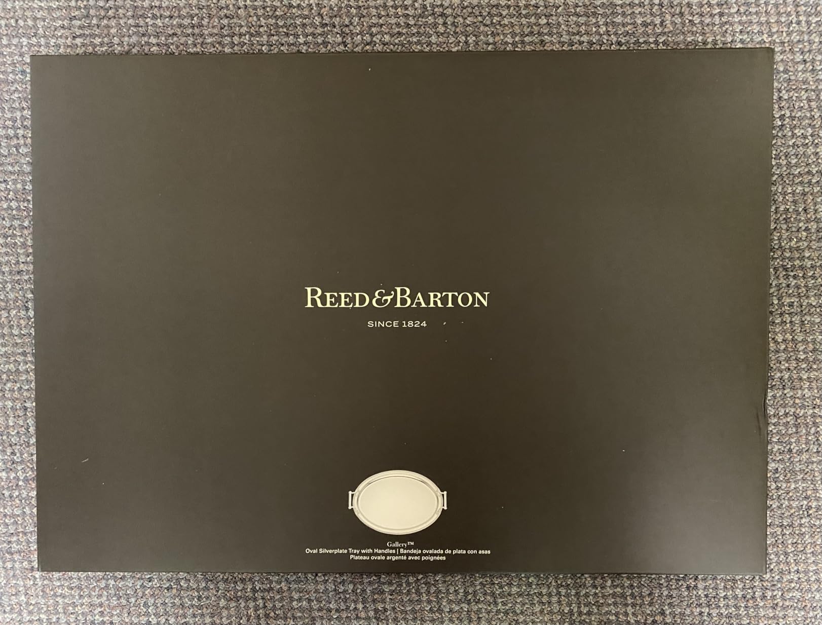 Reed & Barton Silverplate Rectangular Serving Tray, Coffee Table Decor | mirror finish, hand wash only | handles for easy carrying | 13 x 16.25 inch, elegant entertaining customer photo 1