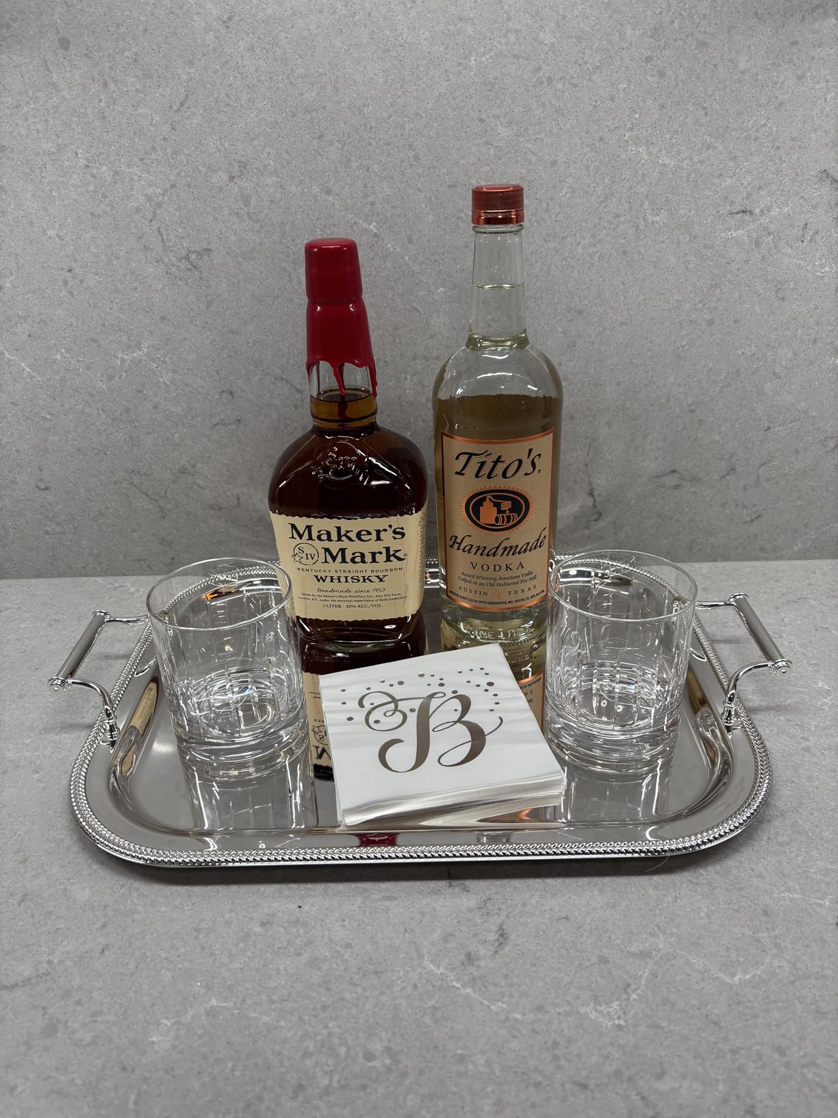 Reed & Barton Silverplate Rectangular Serving Tray, Coffee Table Decor | mirror finish, hand wash only | handles for easy carrying | 13 x 16.25 inch, elegant entertaining customer photo 2