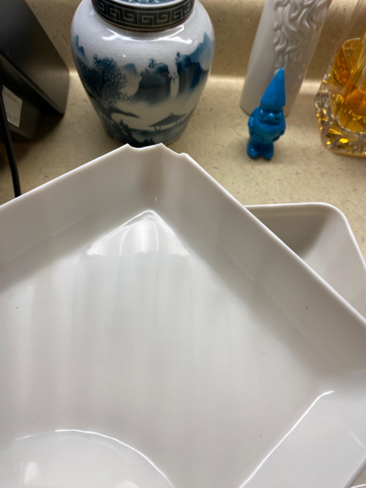 Lawei 10Pcs Chips and Dip Plates, Plastic Serving Platter Set Dumpling Plate with Dipping Saucer, White Divided Snack Serving Dishes for Appetizer, Sushi, Taco Salsa, Charcuterie, Reusable customer photo 2