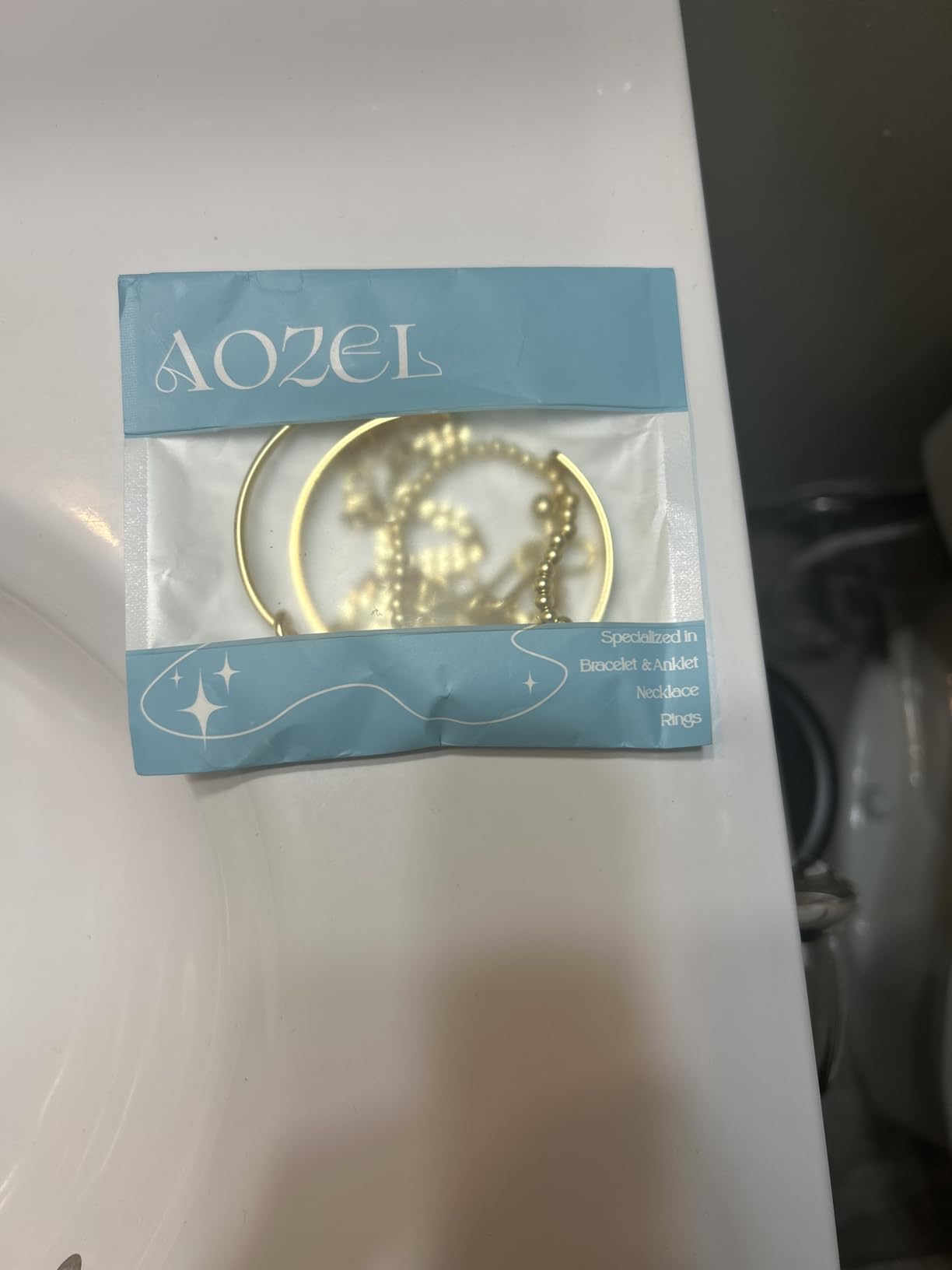 AOZEL Gold Stackable Bracelets Set for Women Non Tarnish customer photo 1