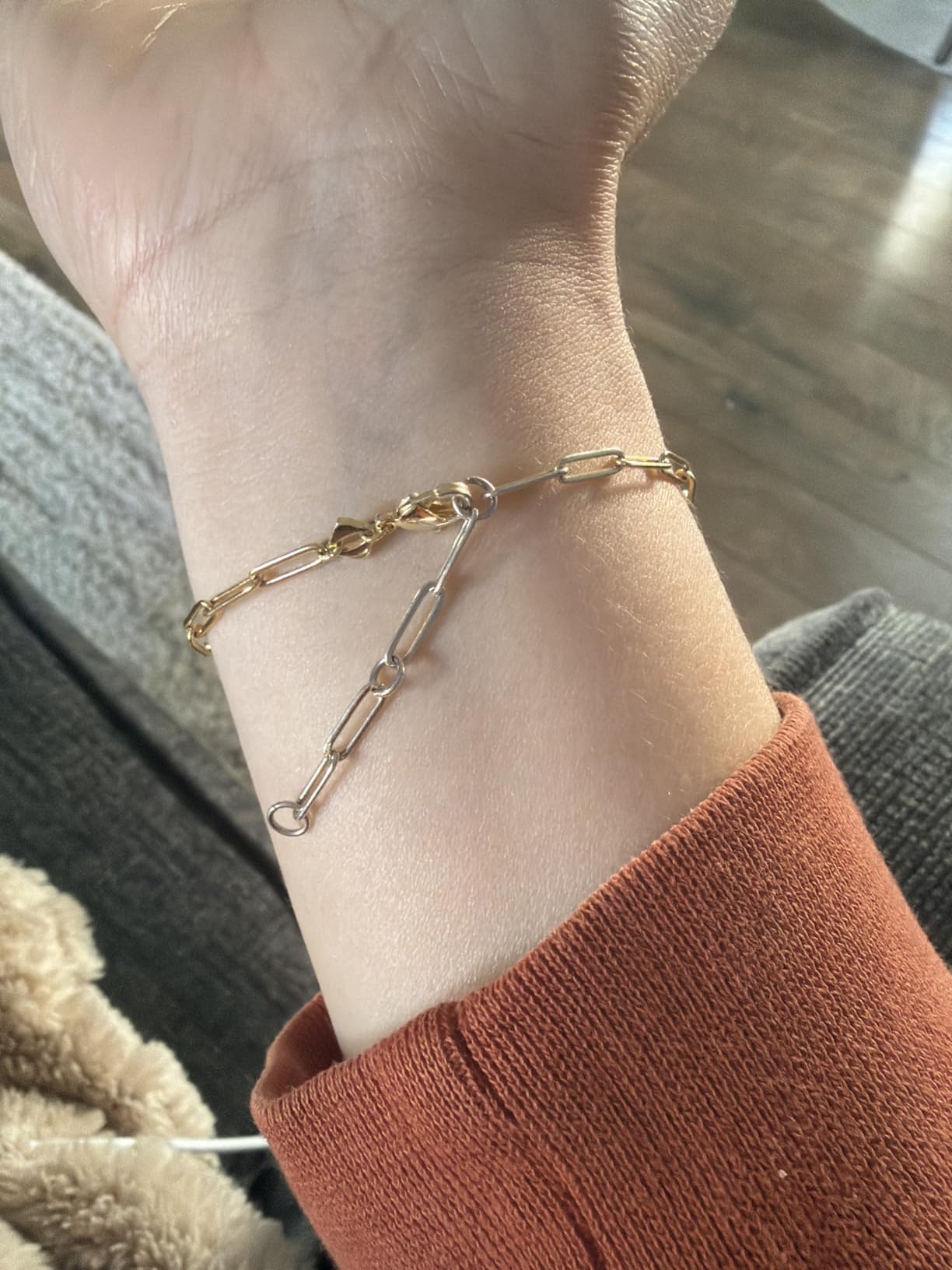 Kendra Scott Courtney Paperclip Bracelet, Fashion Jewelry for Women customer photo 1