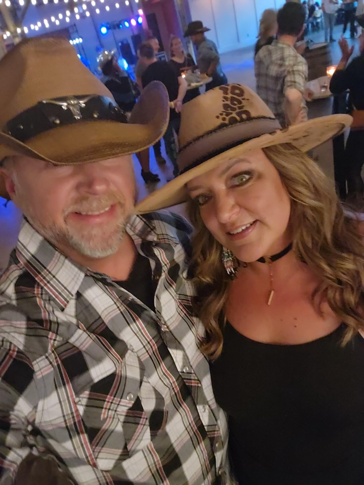 grinderPUNCH Straw Cowboy Hat for Men Women Western Cowgirl Outback Sun Hat customer photo 1