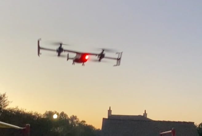 SYMA X550 RC Plane, 4CH Tiltrotor for Kids & Beginners, Stunt Flight | 6 Stunt Moves with 360° Flips, Spins, Climbing Spins, Circles and Jumps, Plus One-key Takeoff/Landing and 2 Speeds customer photo 2
