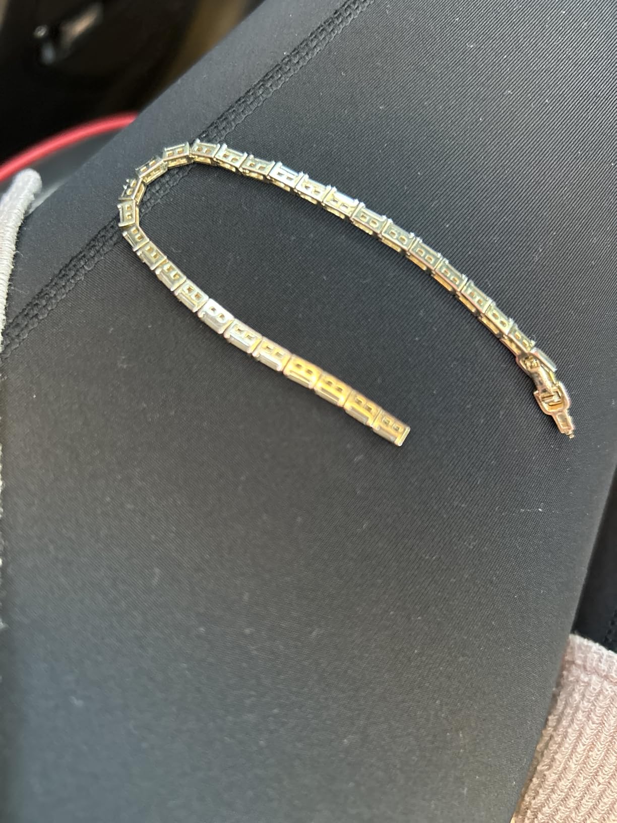 PAVOI 14K Gold Plated Anklets for Women, Trendy Link Chain Ankle Bracelet customer photo 2