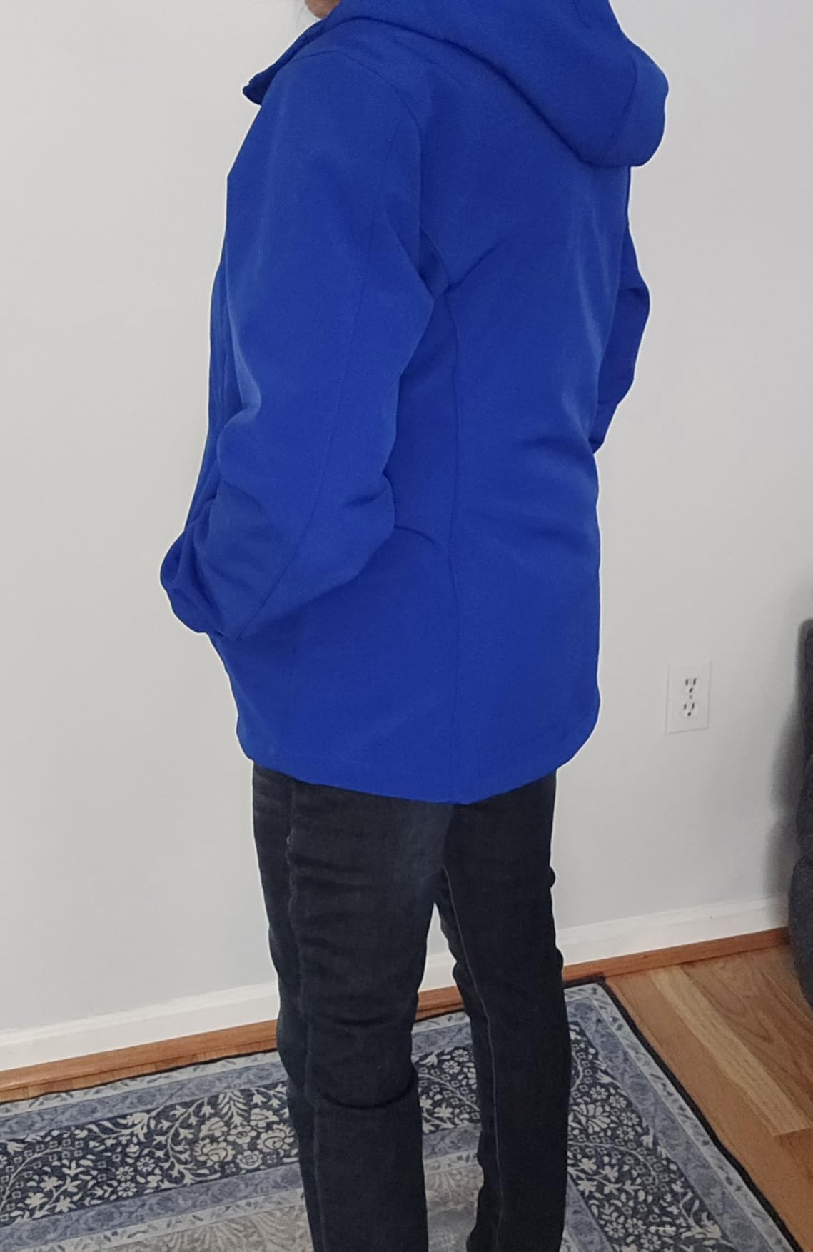 Outdoor Ventures Women's Softshell Jacket Fleece Lined Waterproof Rain Coat customer photo 2