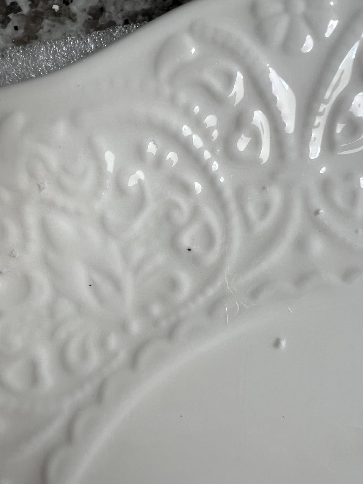 SOUJOY Set of 6 Salad Plate, 8 Inch Porcelain Dessert Serving Plates customer photo 1