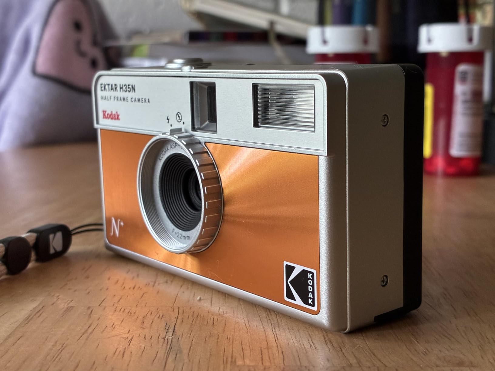 Kodak EKTAR H35N Half Frame Film Camera, 35mm, Reusable, Focus-Free, Bulb Function, Built-in Star Filter, Coated Improved Lens (Film & AAA Battery are not Included) (Glazed Blue) customer photo 1