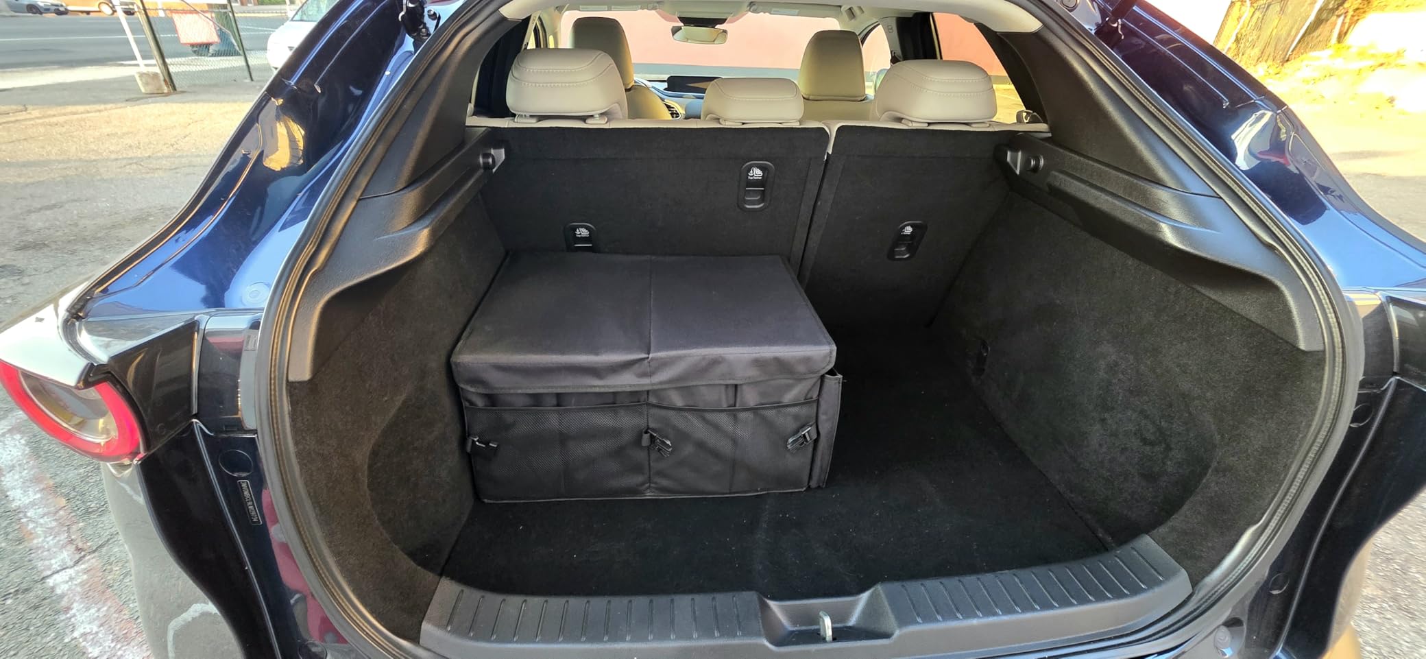 MIKKUPPA Trunk Organizer with Lid - 65L Collapsible Car Organizer, Black | Reinforced Board Resists Deformation, Sturdy Car Storage for SUV Sedan Truck Van, with Adjustable Straps and Non-Slip Bottom customer photo 2
