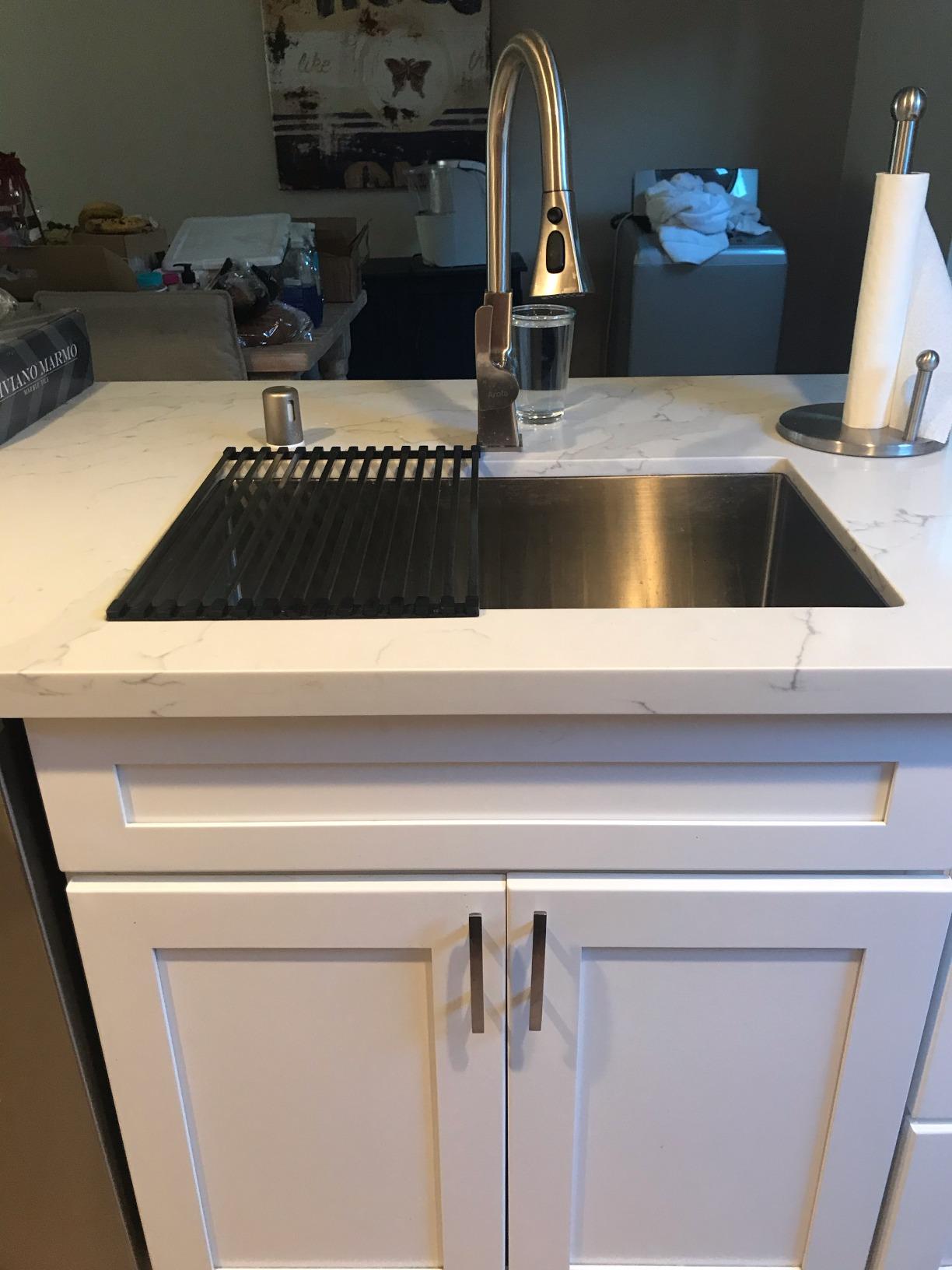 Lordear 36 inch Undermount Kitchen Sink 16 Gauge Large Stainless Steel Single Bowl Under Counter Kitchen Sinks Deep Basin 36x19x10 Inch Handmade customer photo 1