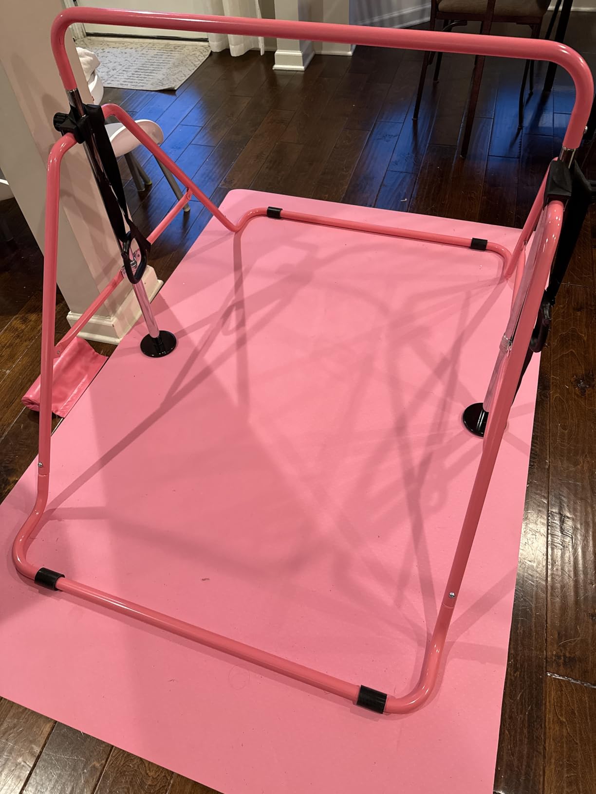RINREA Gymnastic Bars for Kids, Adjustable Height Horizontal Bar for Home | 5-Height 35