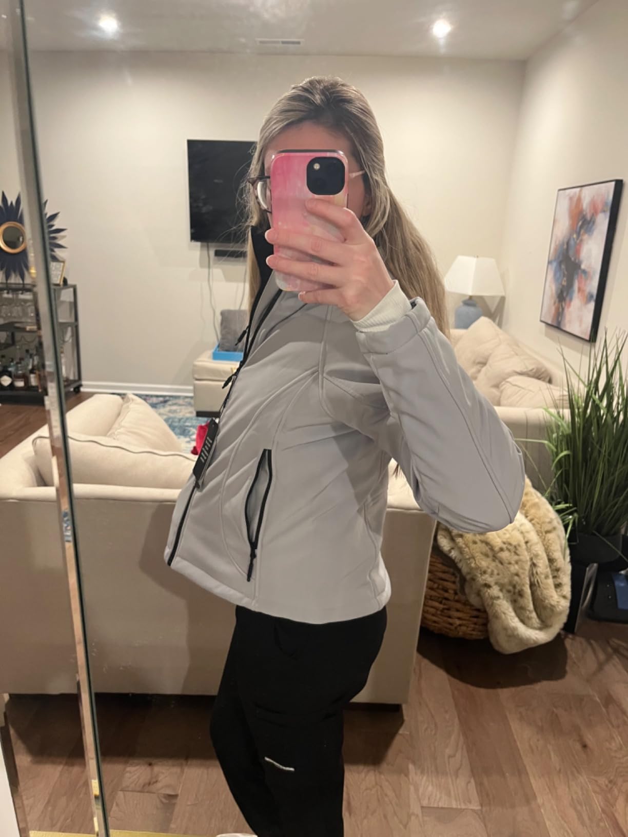 ORORO Women's Classic Heated Jacket, Water Resistant Heated Coat customer photo 2