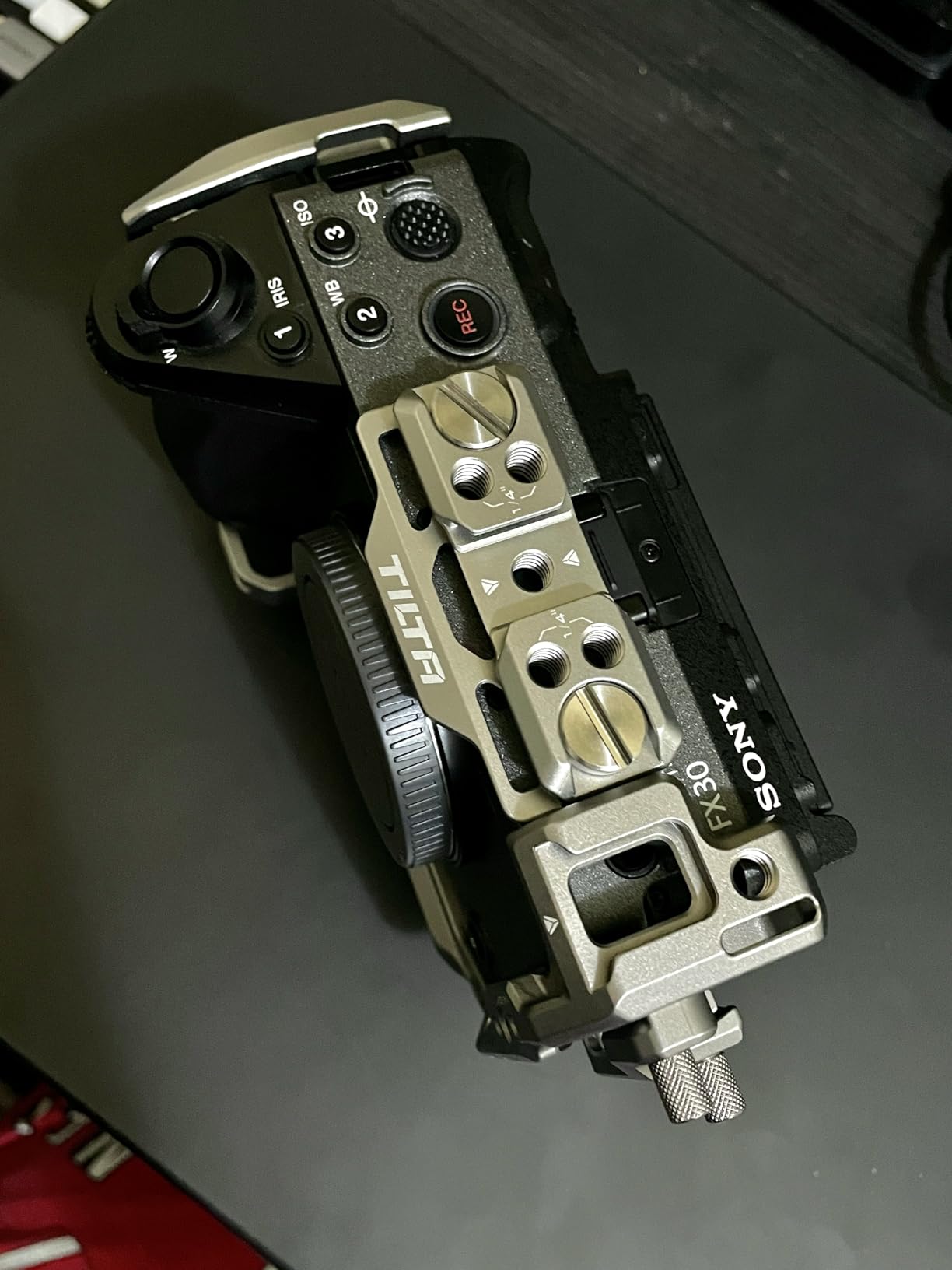Tilta Full Camera Cage for FX3. FX3A, FX30 V2 | Top Plate NATO Rail, Cold Shoe, 1/4