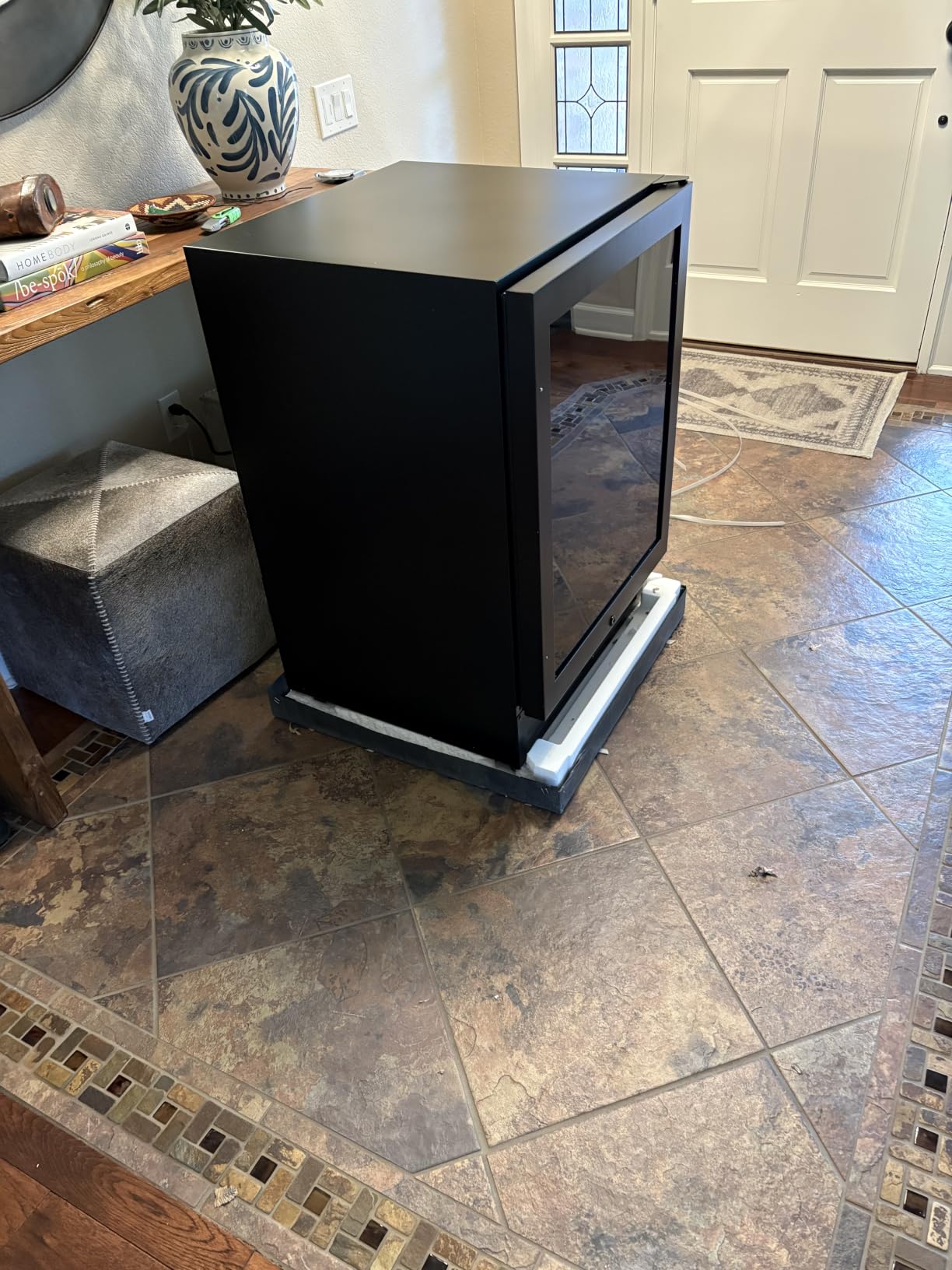 Velivi 24'' Beverage Refrigerator Under Counter Built-In and Drink Fridge | Cooler with Glass Door for Soda, Beer, Water, and Milk - For Kitchen, Bar or Office customer photo 2