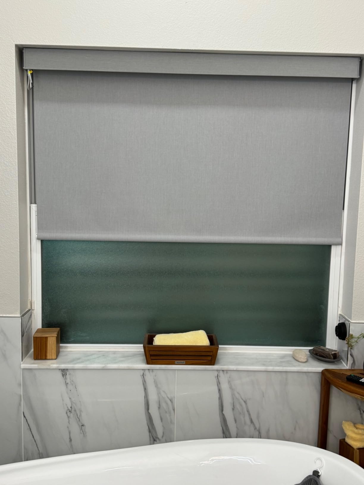 Yoolax Motorized Blinds with Remote, Blackout Automatic Blinds, Custom Size | Motorized Shades for Indoor Windows, Works with Alexa Google Home Apple Home, Voice Control, Bedroom Living Room Home Office customer photo 2