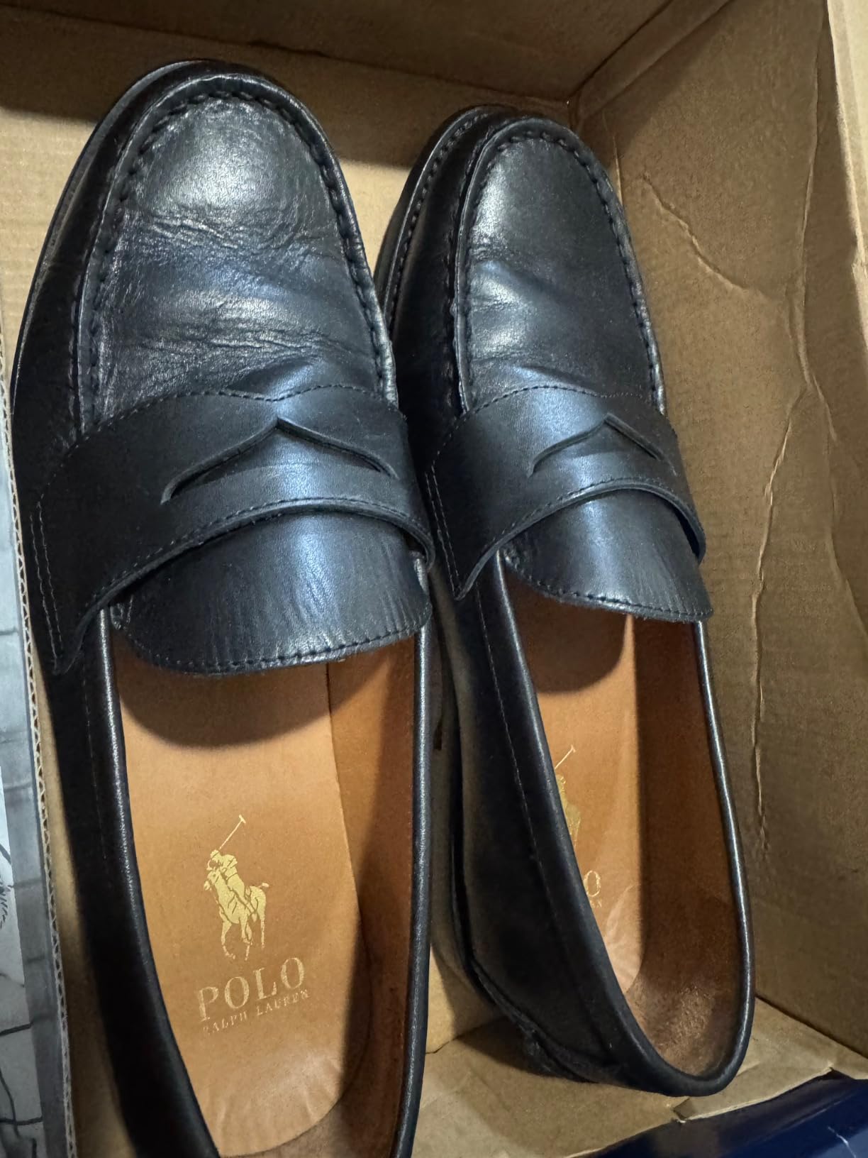 POLO RALPH LAUREN Men's Alston Leather Penny Loafers customer photo 2